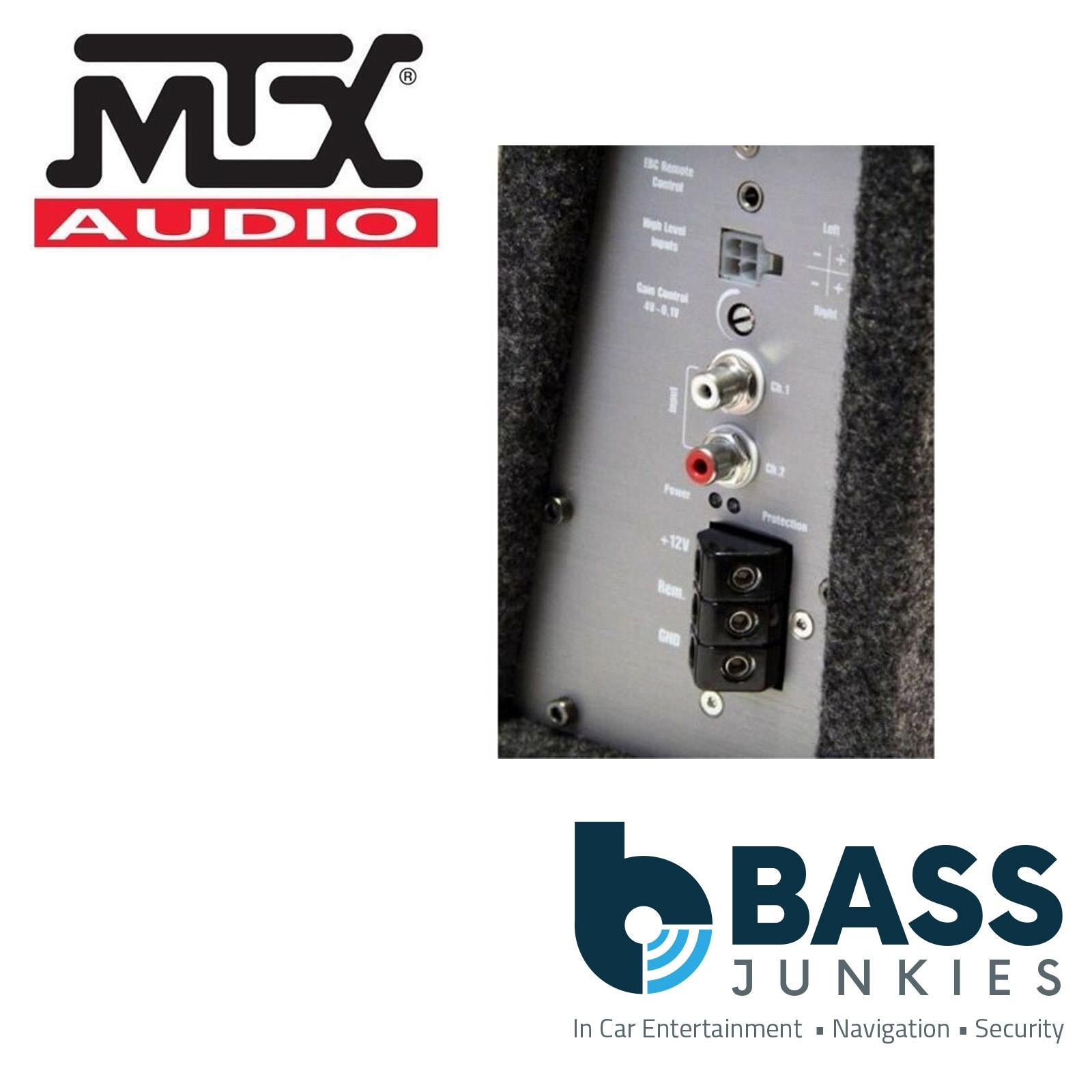 MTX RTF10P - 10" 600 Watts Road Thunder Amplified Car Powered Flat Enclosure