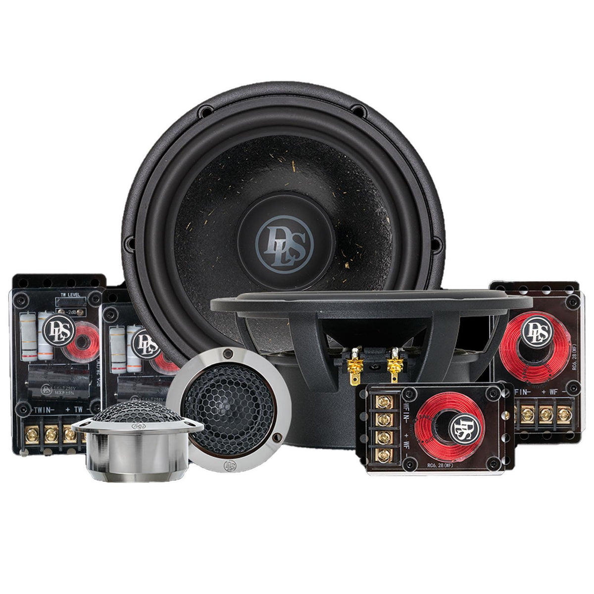 DLS Reference RC6.28 6.5" 500 Watts 2-Way Component Car Speaker Kit
