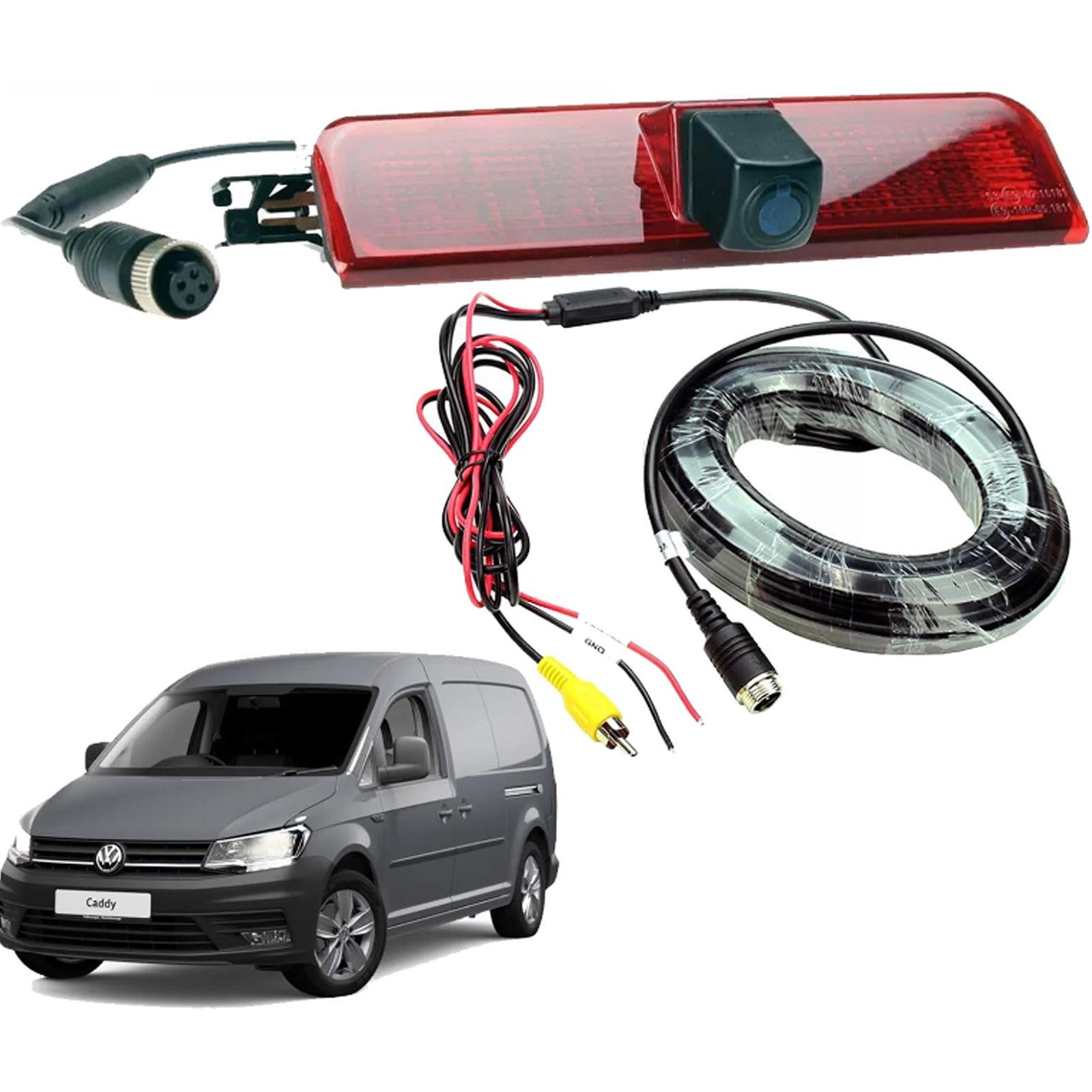 Replacement Brake Light & Reversing Camera for use  the Volkswagen  Caddy 2008-2016 Facelift Model