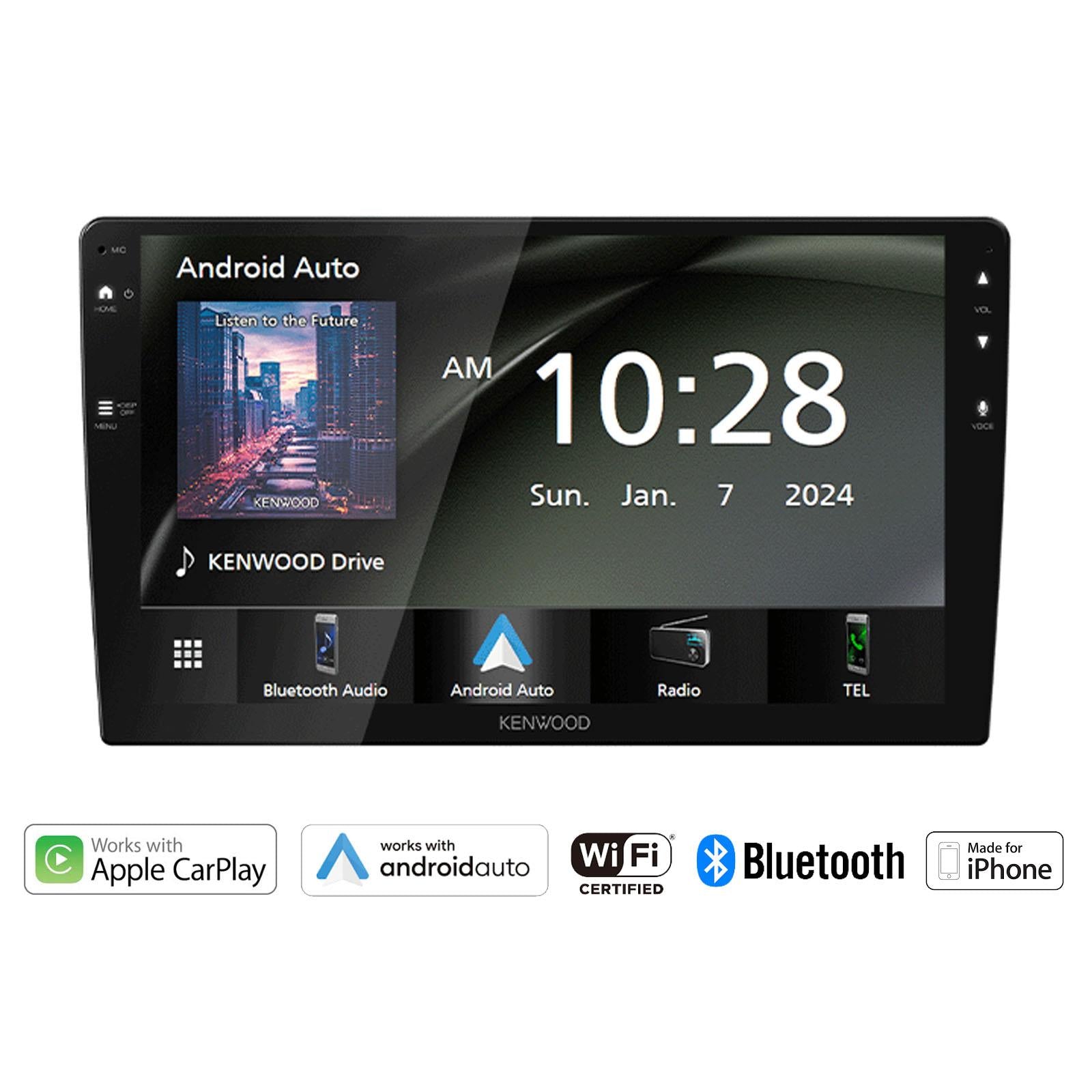 Kenwood DMX80AXS 9" Bluetooth Wireless CarPlay & Android Car Stereo