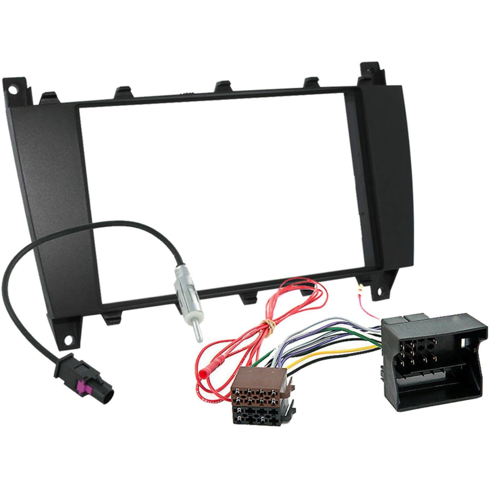 Mercedes Benz C Class W203 2004-07 Car Stereo Fascia Panel Aerial Kit DFP-23-03