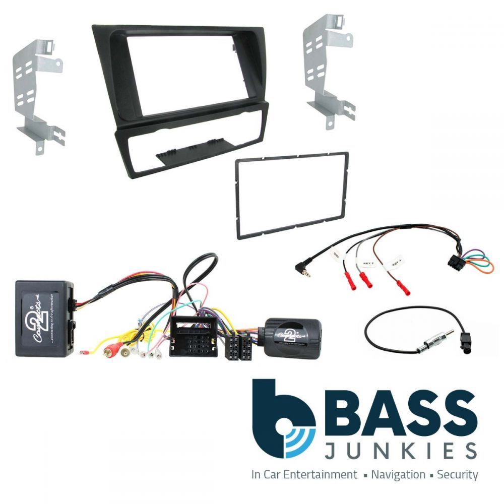 Connects2 CTKBM27 BMW 3 Series 2005 - 2012 Double Din Car Stereo Fascia Fitting Kit