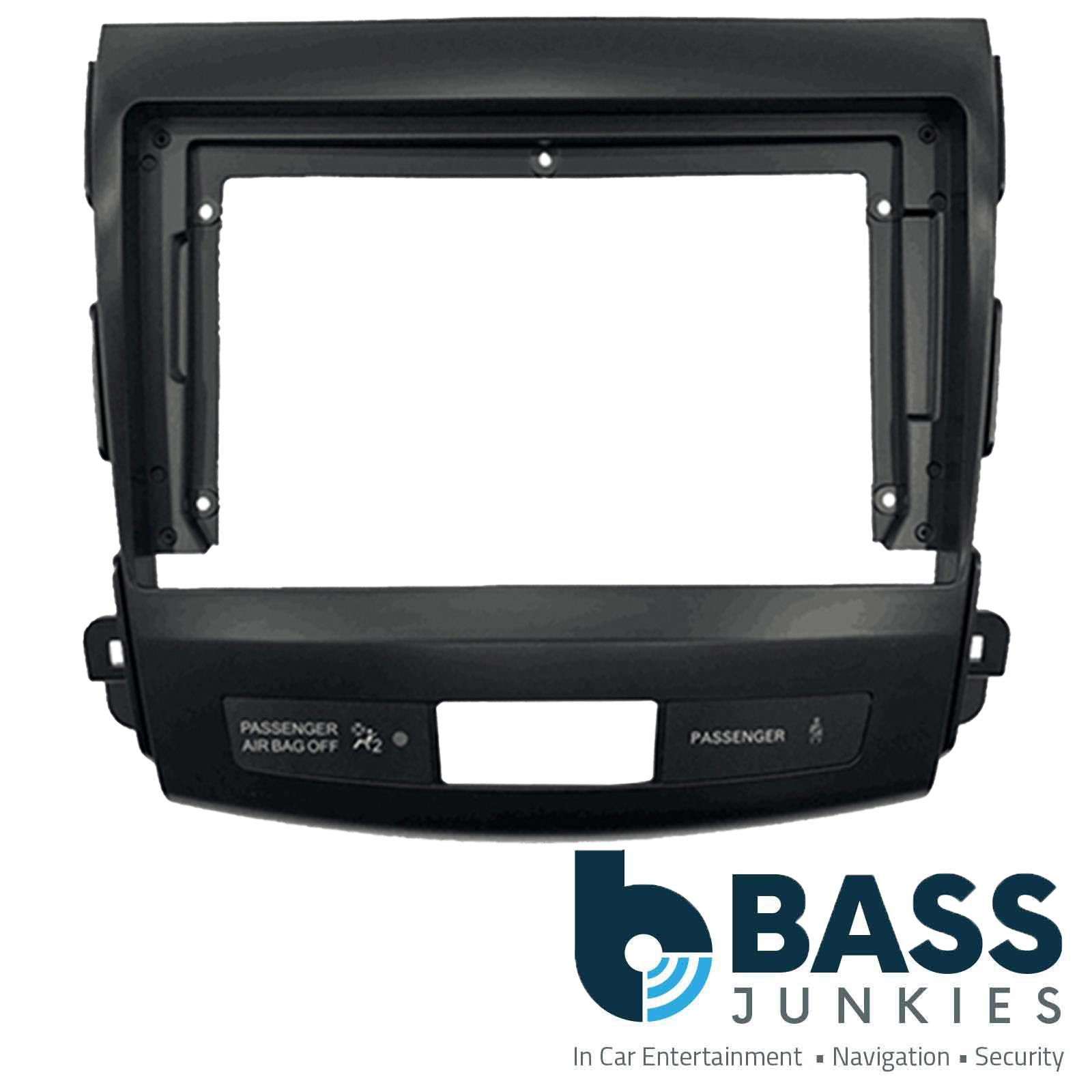 For Mitsubishi ASX Black 2013-18 Fascia Panel Interface for 9" Android Car Radio