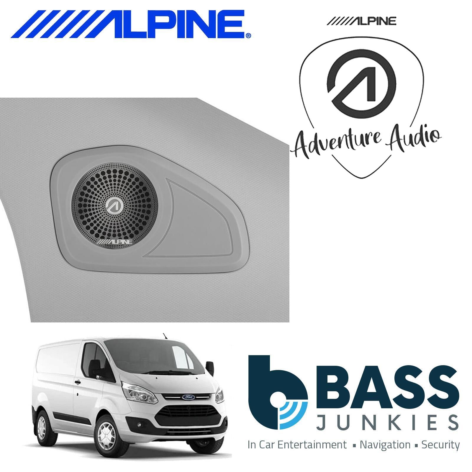 Alpine SPC-106TRA7-2 - 6.5" Component Car Speakers for Ford Transit Custom 7 2014 Onwards