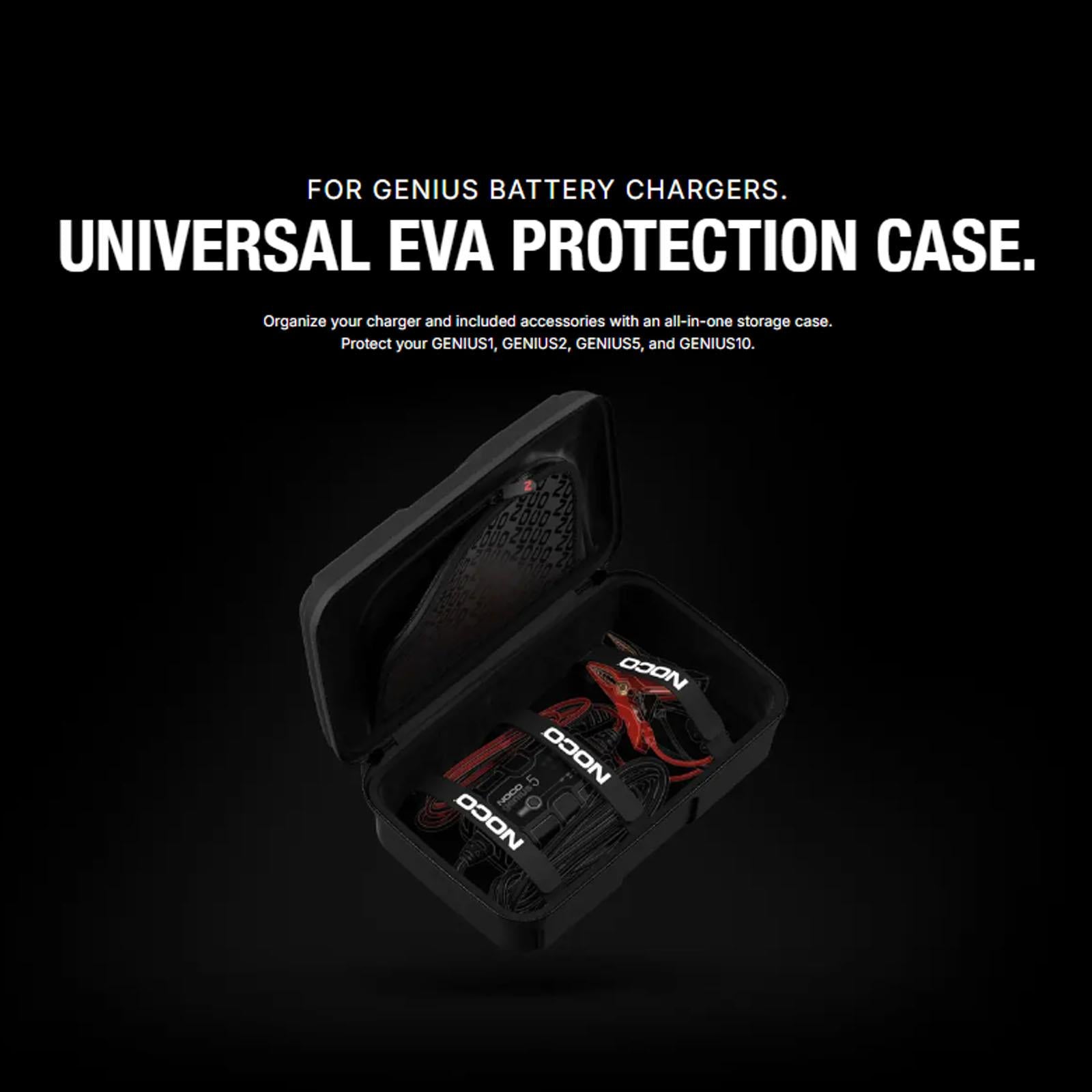 NOCO GC040 - EVA Protective Carry Case for GENIUS1 GENIUS2 GENIUS5 GENIUS10