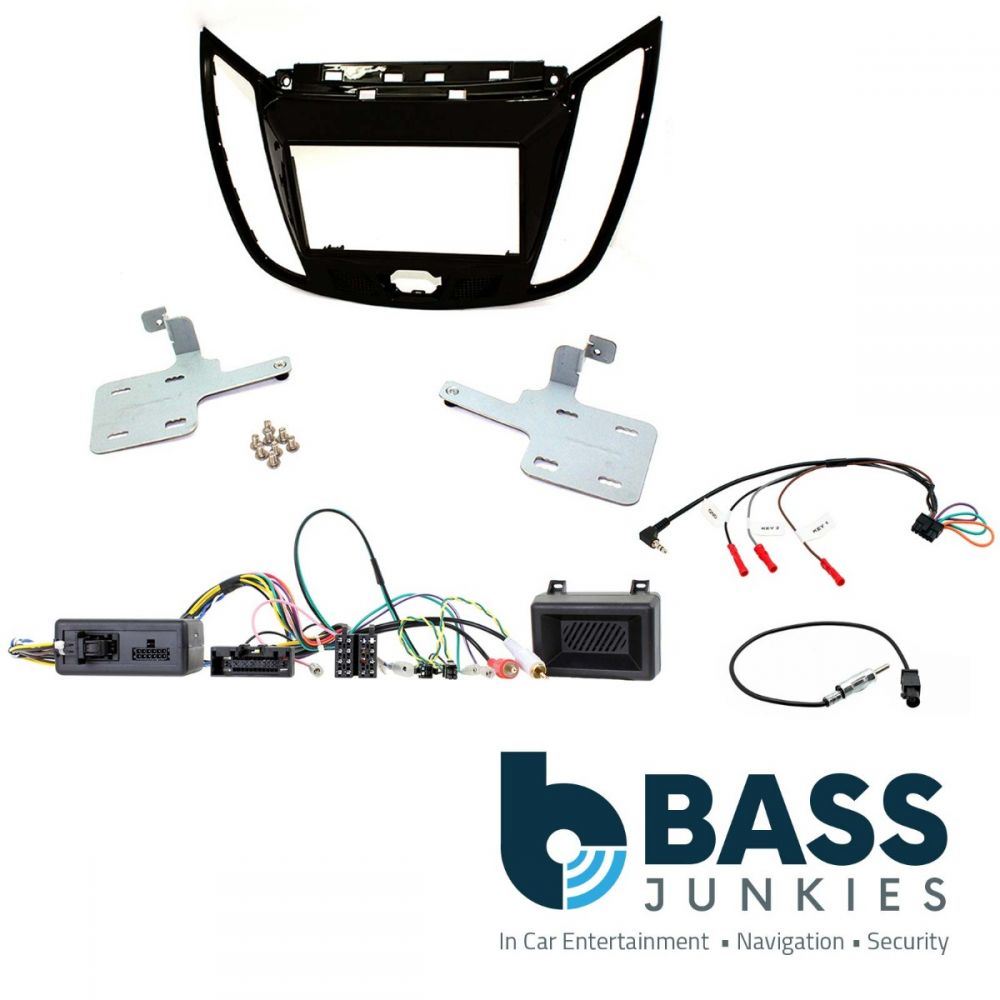 Connects2 CTKFD39 Ford C-Max 2011 On Car Stereo Double Din Fascia Steering Wheel Interface Kit