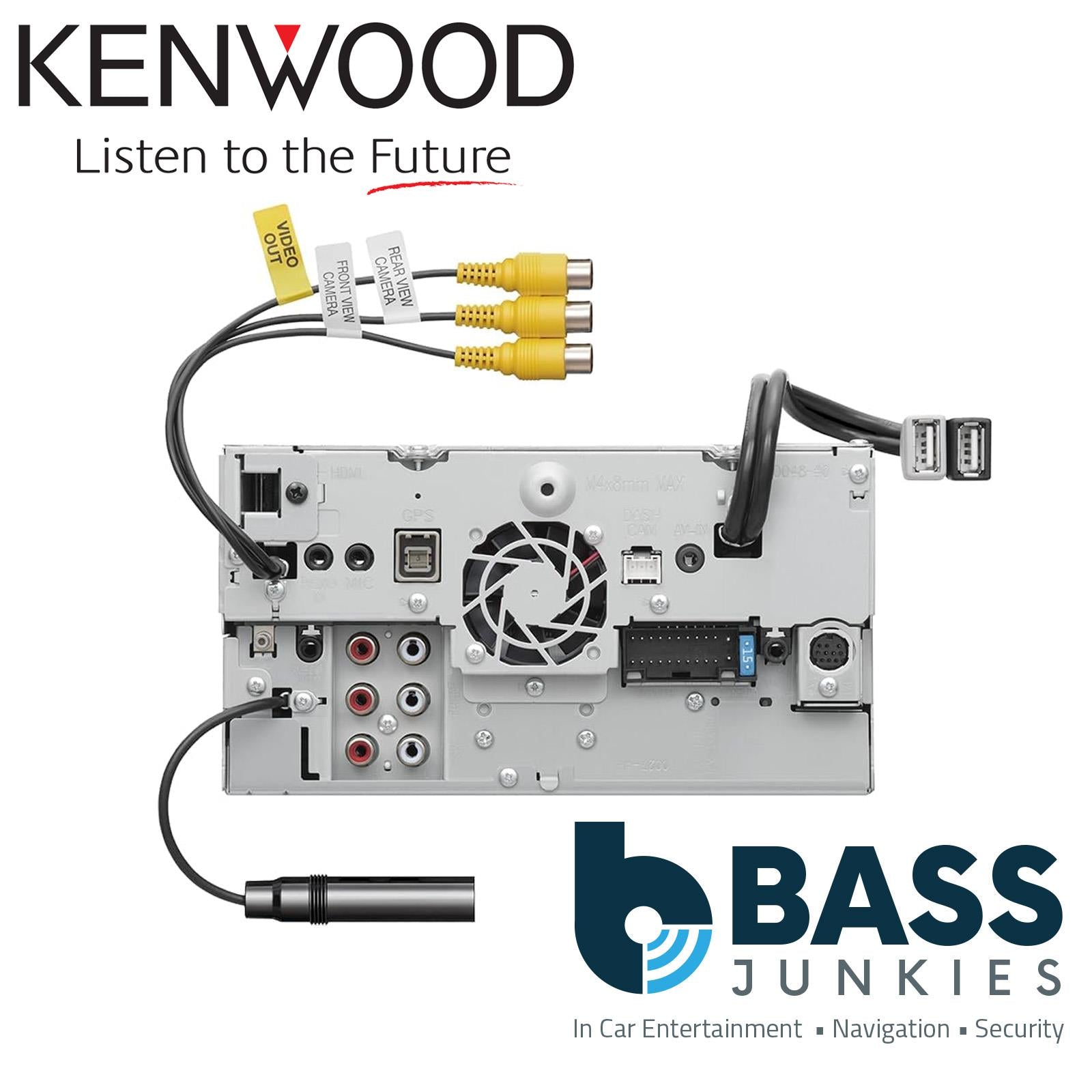 Kenwood DNX5190DABS - 6.8” DAB CD/DVD Navigation Bluetooth Car Stereo Aerial
