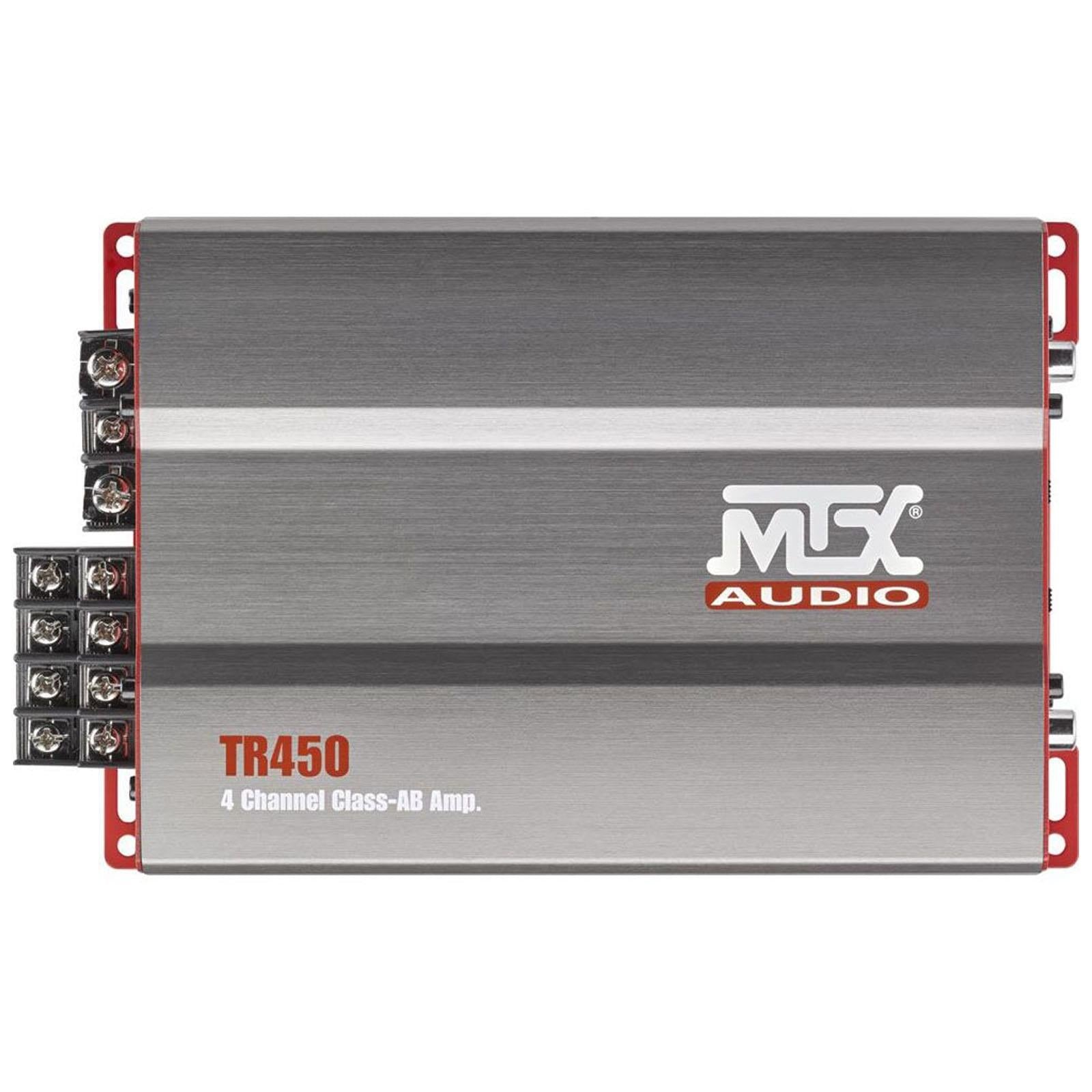 MTX Terminator TR450 - 300W RMS 4-Channel Class A/B Full Range Car Amplifier