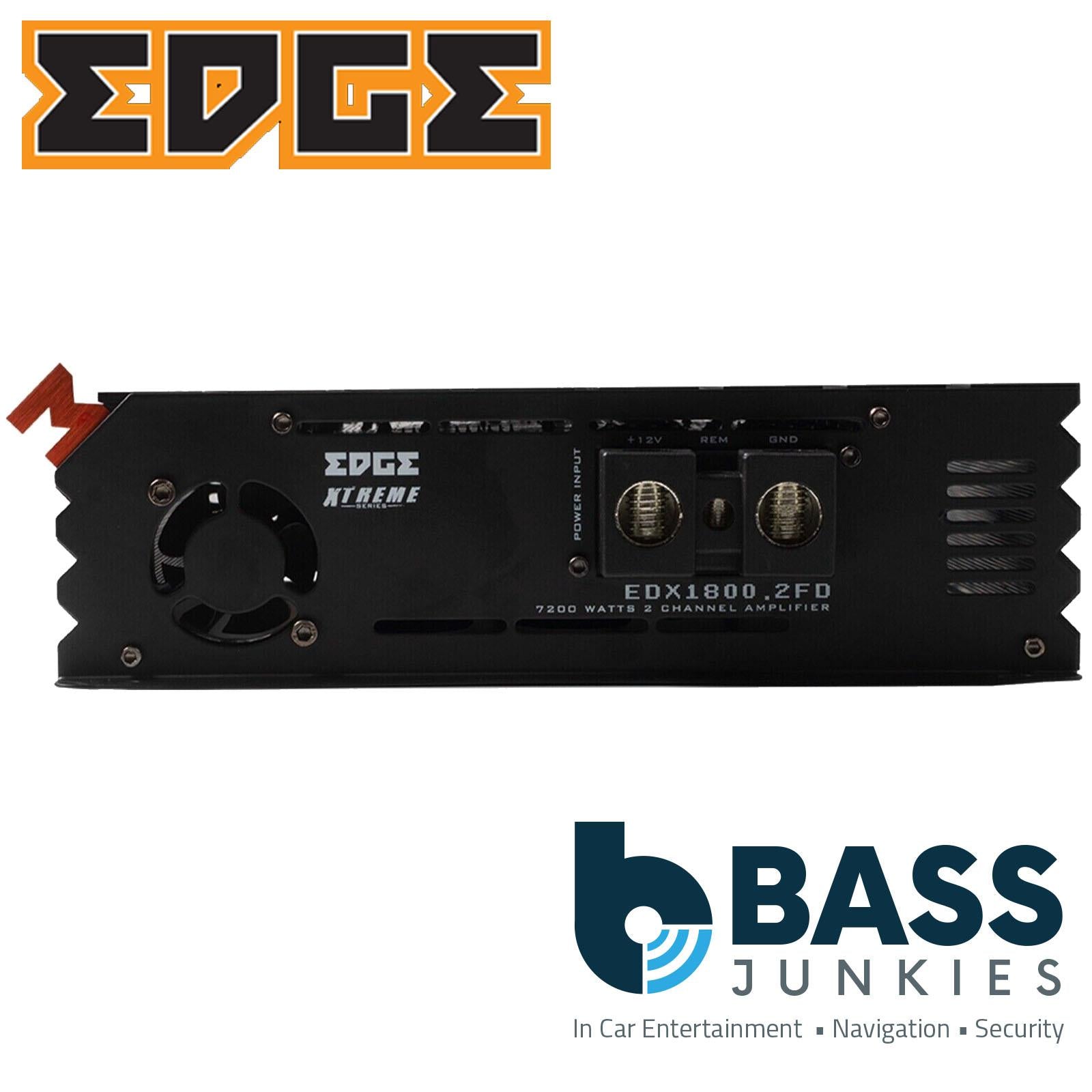 EDGE EDX1800.2FD-E0 Xtreme Series 2 Channel 7200 Watts Car Amplifier