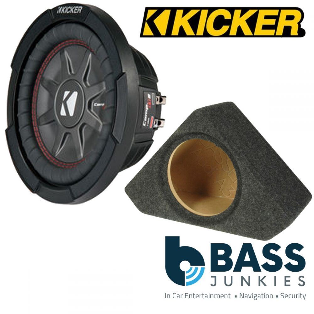Audi A3 1996-2003 Kicker CWRT82 - CompRT 8" 600 Watts Car Subwoofer Custom Bass Box Kit