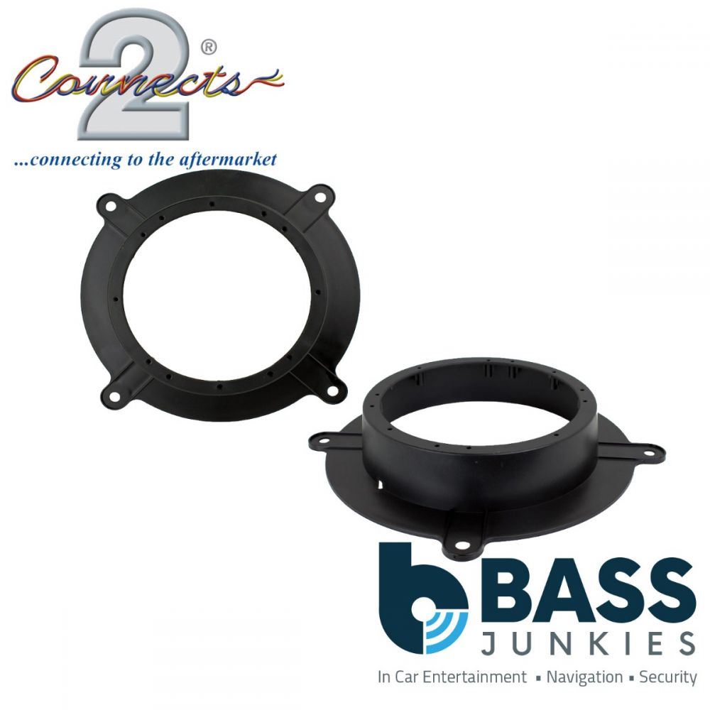 Connects2 CT25MZ03 - Mazda 6 CX-5 165mm 6.5" Front Door Car Speaker Adapter Brackets