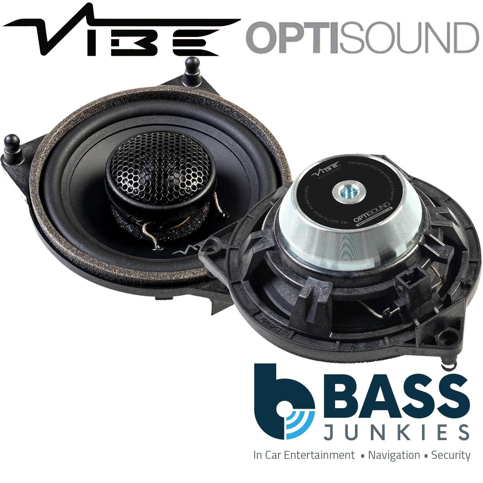Vibe OPTISOUNDMERC4-V2 - Mercedes C,E,S Class GLC 360 Watts 2 Way Plug & Play Front or Rear Door Car Speakers