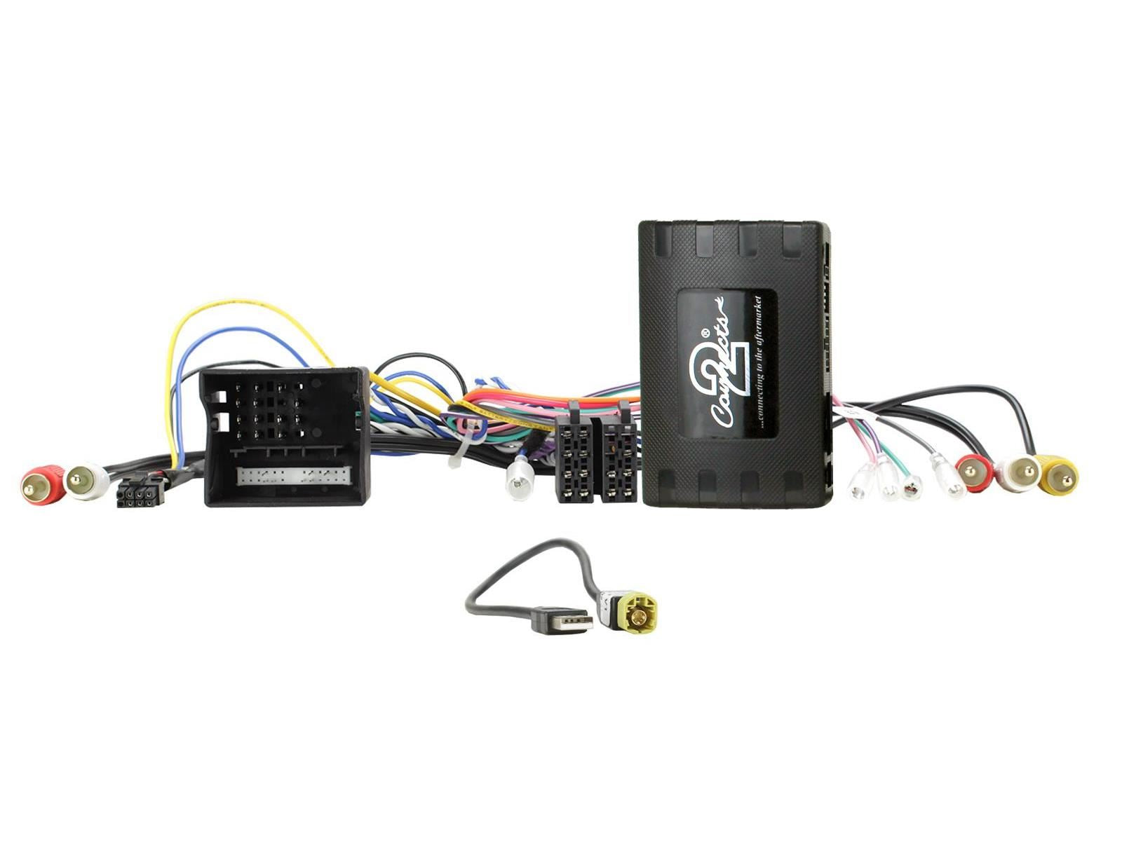 SONY DAB+ Apple | Android Double Din Stereo Fitting Kit + Steering Wheel Stalk Controls to fit Porsche 911 2011-16