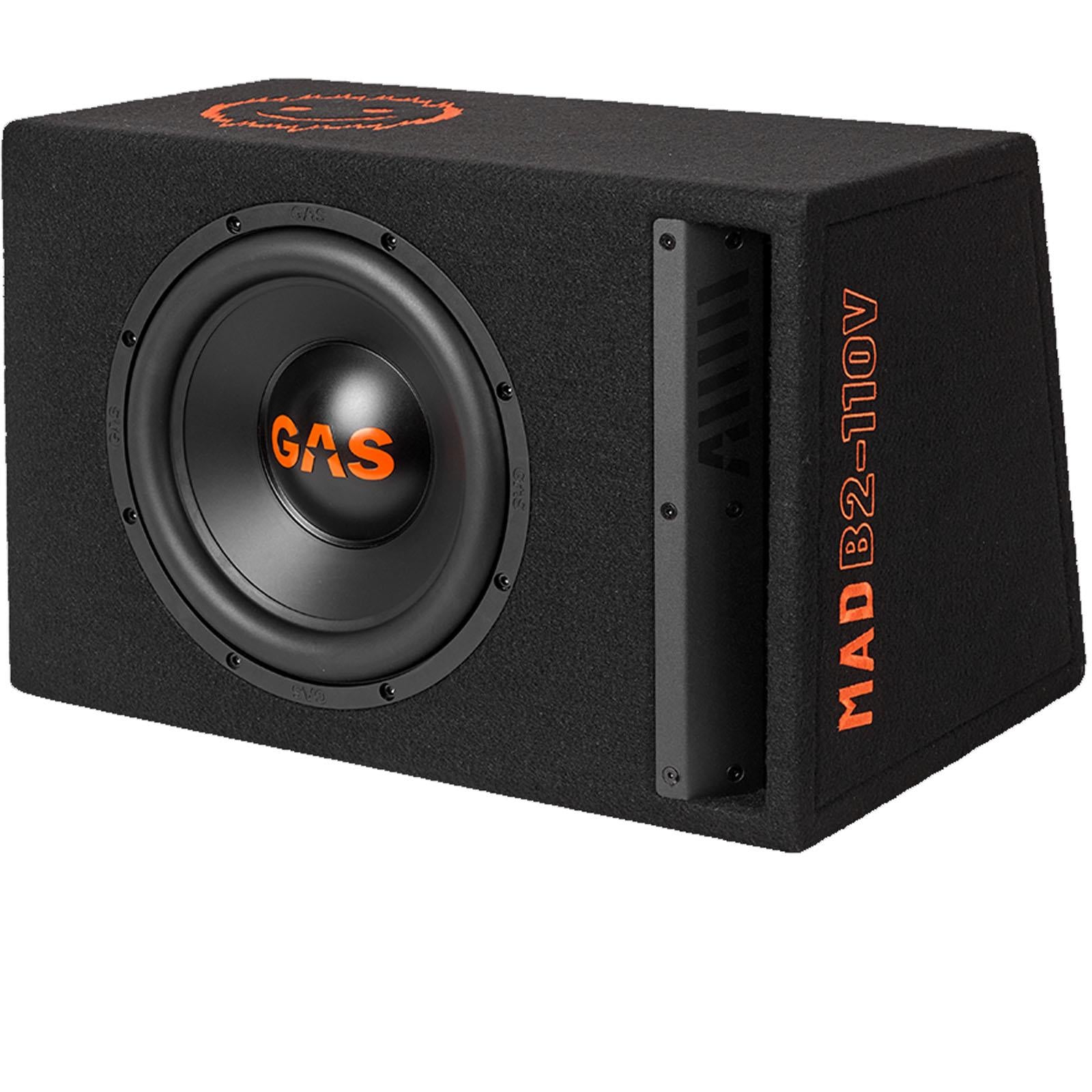 Gas MAD B2-110V - 600 Watts 10 Inch 25cm Vented Enclosure Car Subwoofer