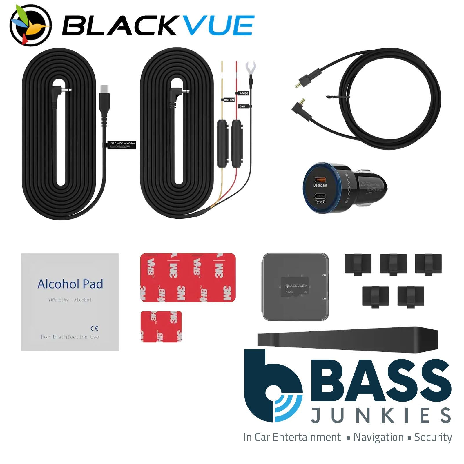 BlackVue Elite 10 - 2 Channel Black 256GB 4K HDR Front and Rear Car Dash Camera