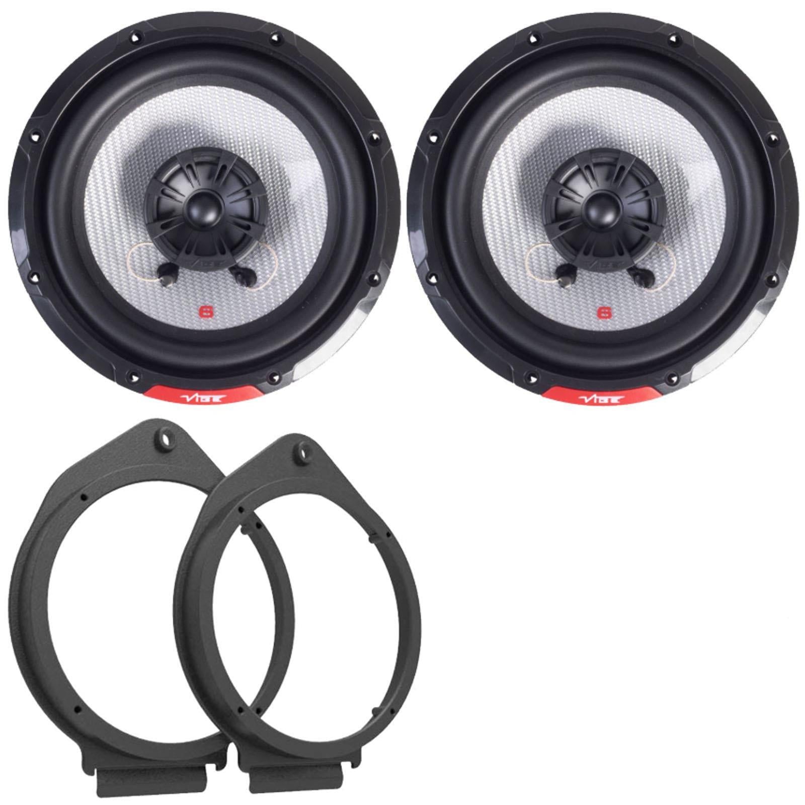 Vibe PULSE6-V3 360W Coaxial Speakers Supplied with Brackets to fit 6.5" Speakers to a Chevrolet Cobalt 2006-2010 [Front or Rear Doors 165mm]