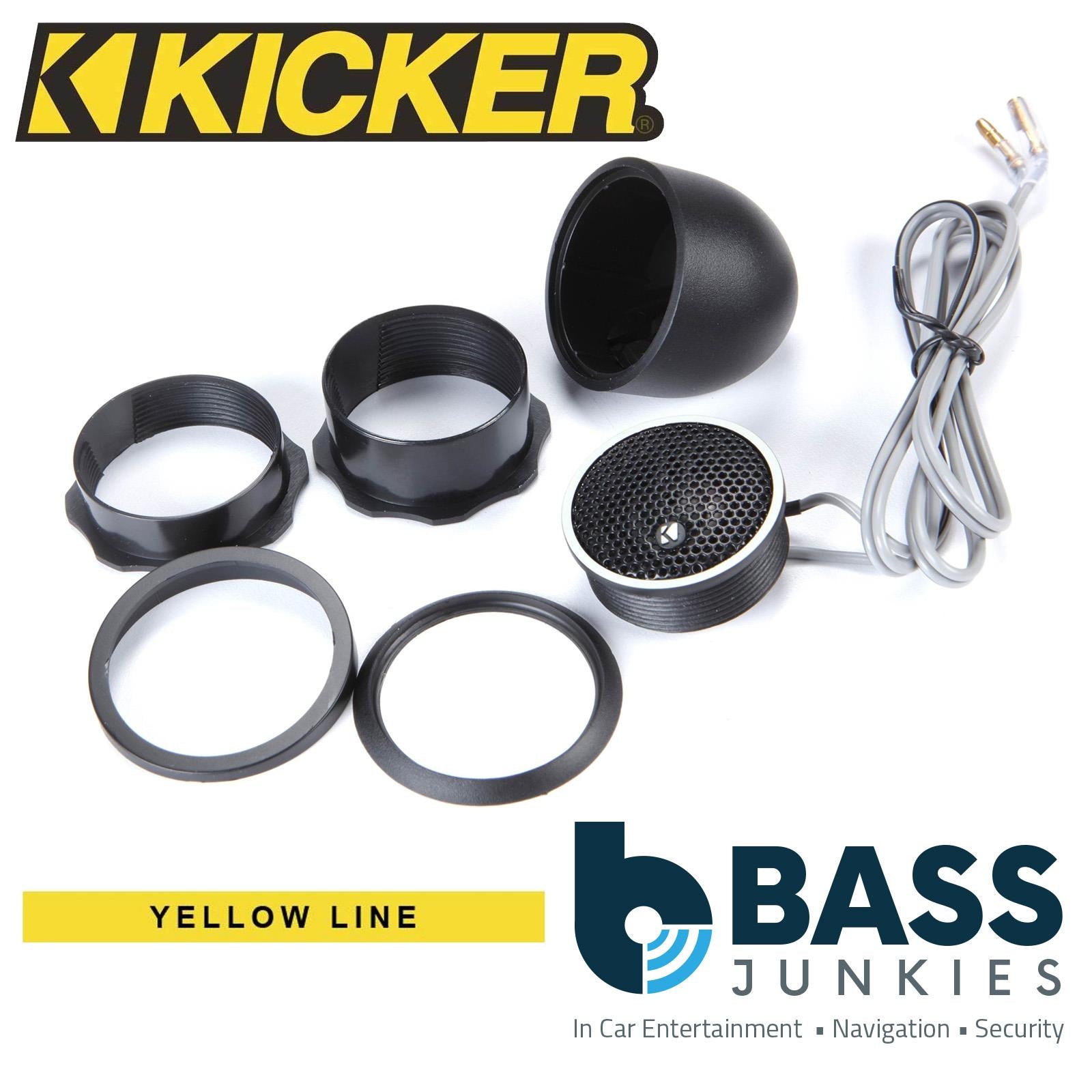 Kicker 46CSS684 - 6" x 8" 160 x 200mm 450 Watts Car Component Speakers Front Rear Door Midrange Tweeters