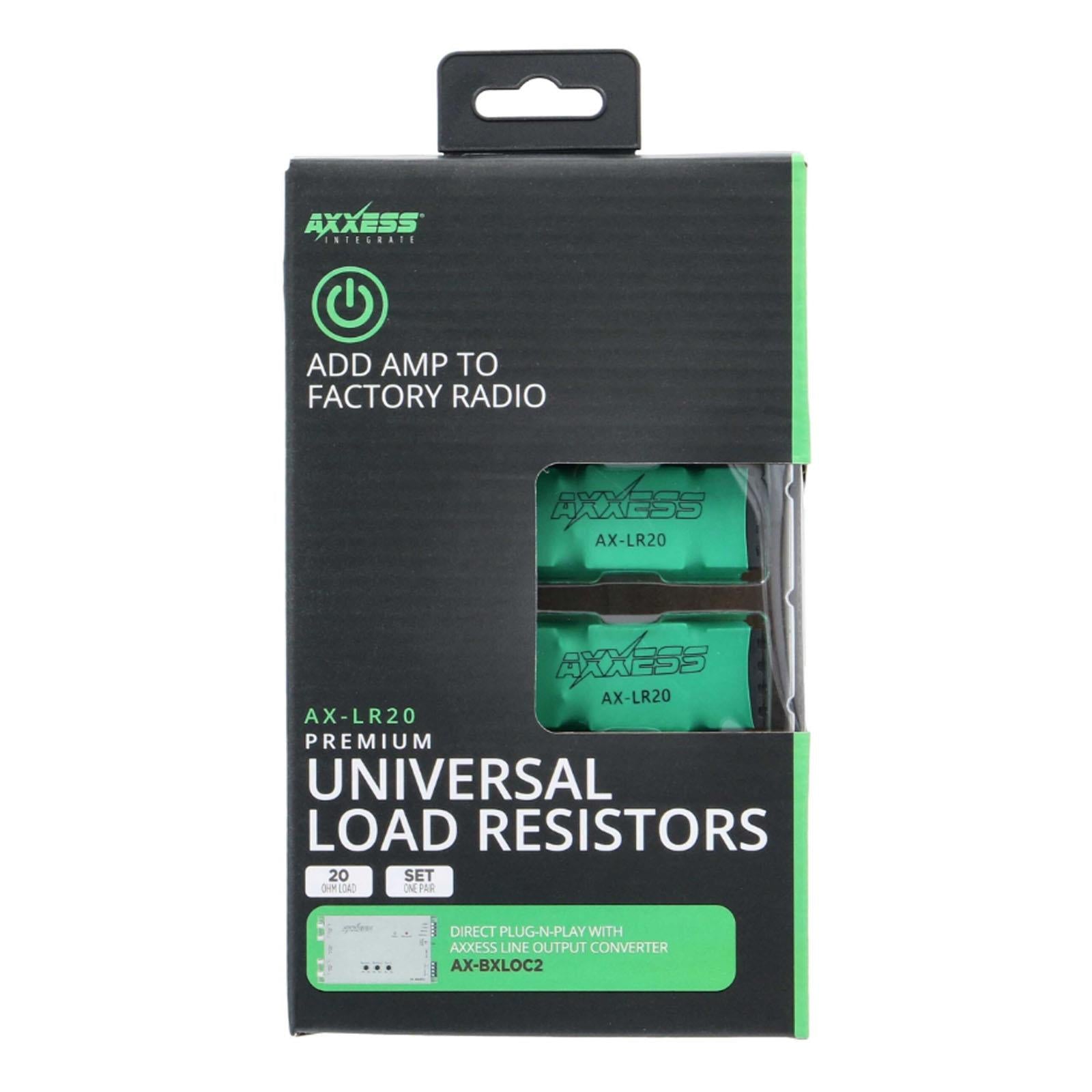AX-LR20 20 Ohm Universal Load Resistor Plug & Play with AX-BXLOC2