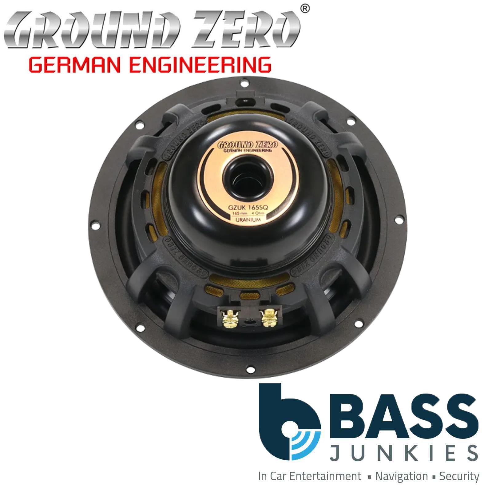 GROUND ZERO GZUC 165.2SQ-ACT 6.5″ 230 Watts 2-way Component Speaker System