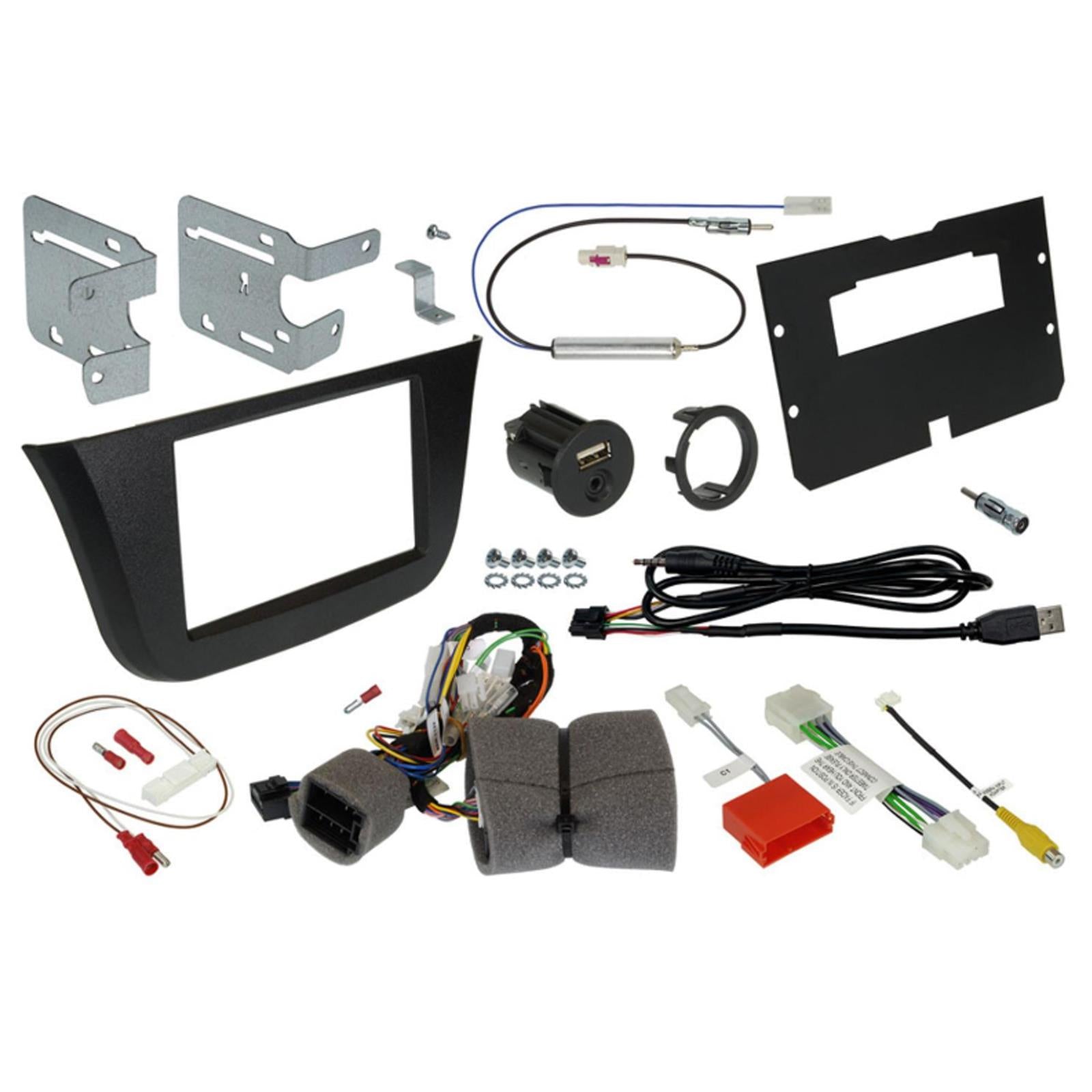 Alpine KIT-HALO-ID7 -1/2 Double DIN Car Stereo Fascia Panel & Steering Wheel Interface Kit for Iveco Daily 7