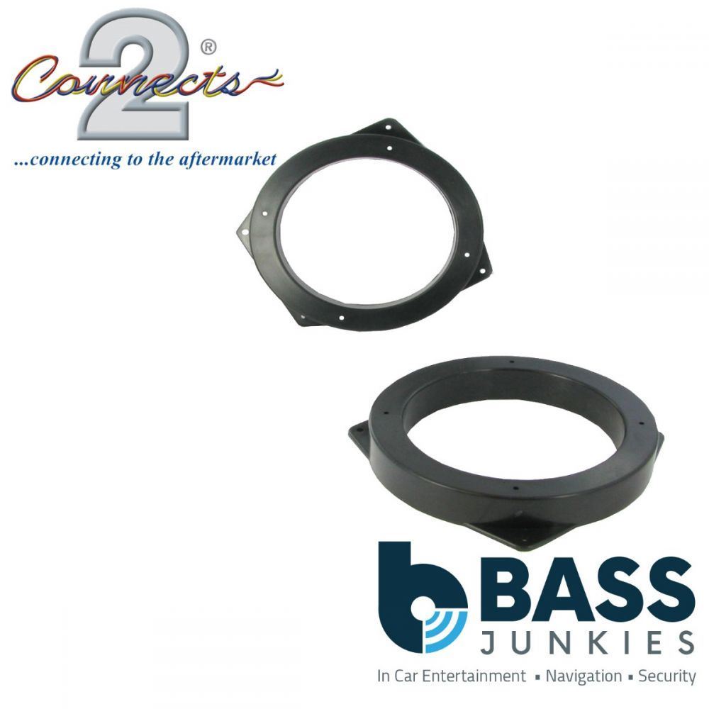 Connects2 CT25BM04 - BMW 3-Series & MINI 130mm 13cm 5.25" Front Door Car Speaker Adapter Brackets