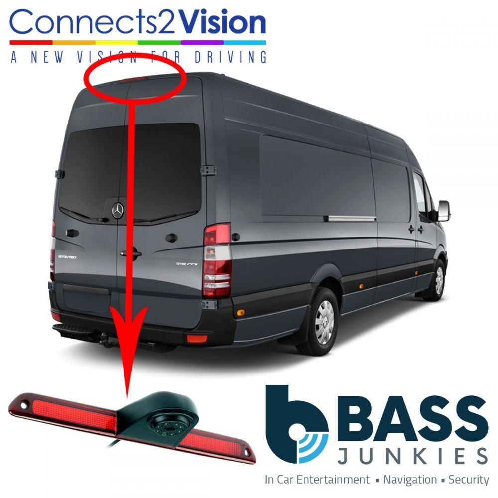 Connects2 CAM-MB5 Mercedes Sprinter Rear Van Brake Light Reversing Camera & 4.3" Mirror Screen