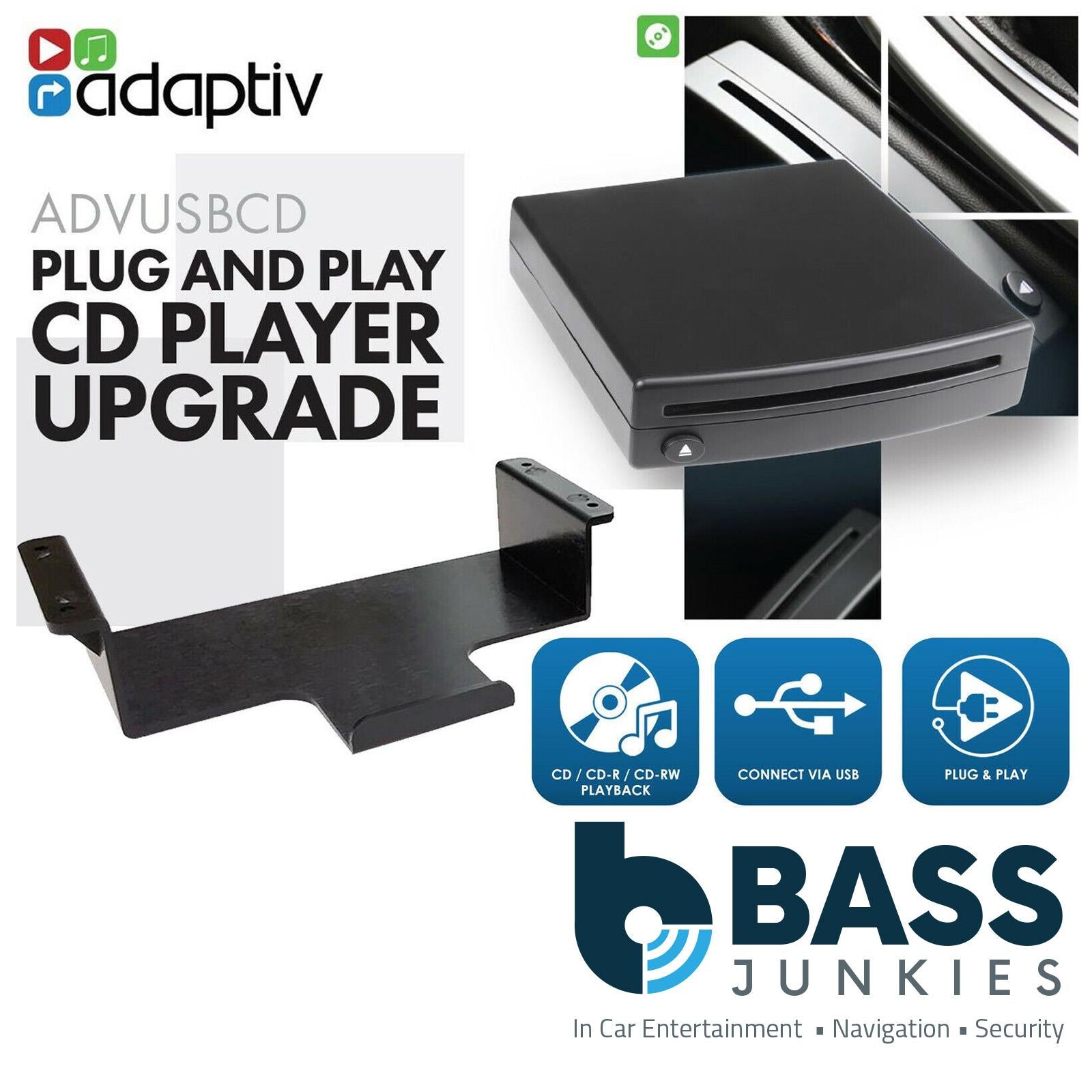 Retrofit USB Direct Plug & Play Add on CD Player for KIA Picanto MK3 2017 Onwards