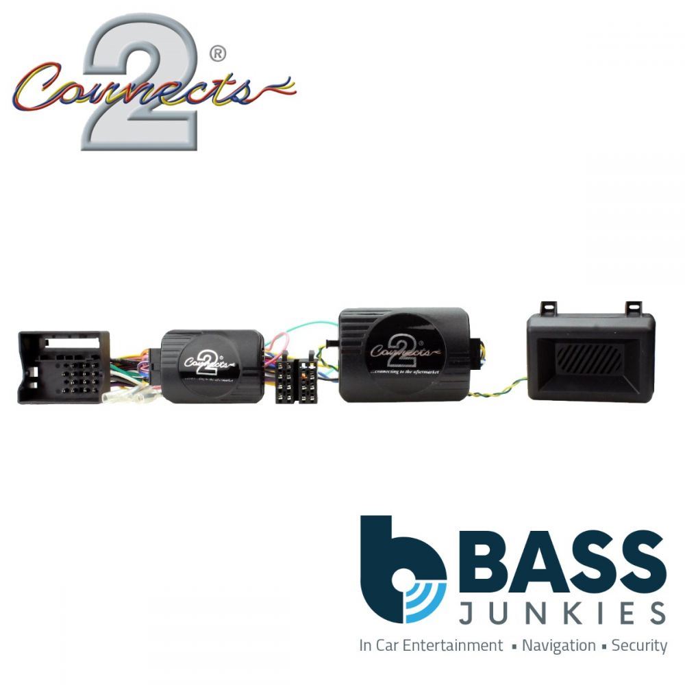 Connects2 CTSBM009.2 - BMW 1 3 5 6 7 Series Mini Z4 X1 Car Stereo Radio Steering Wheel Interface Stalk Control Warning Tone Parking Sensor Audio