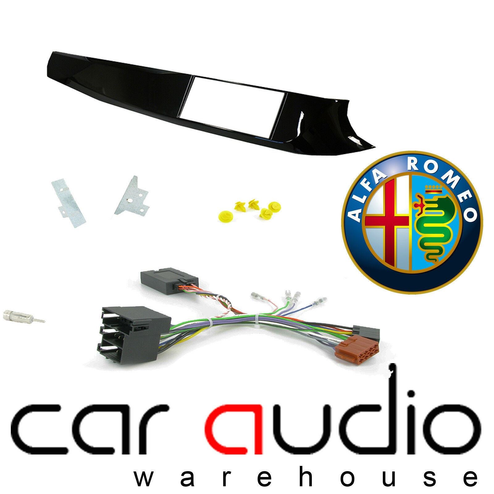 Connects2 CTKAR05 Alfa Romeo Giulietta 2010 On Car Radio Fascia & Steering Wheel Interface