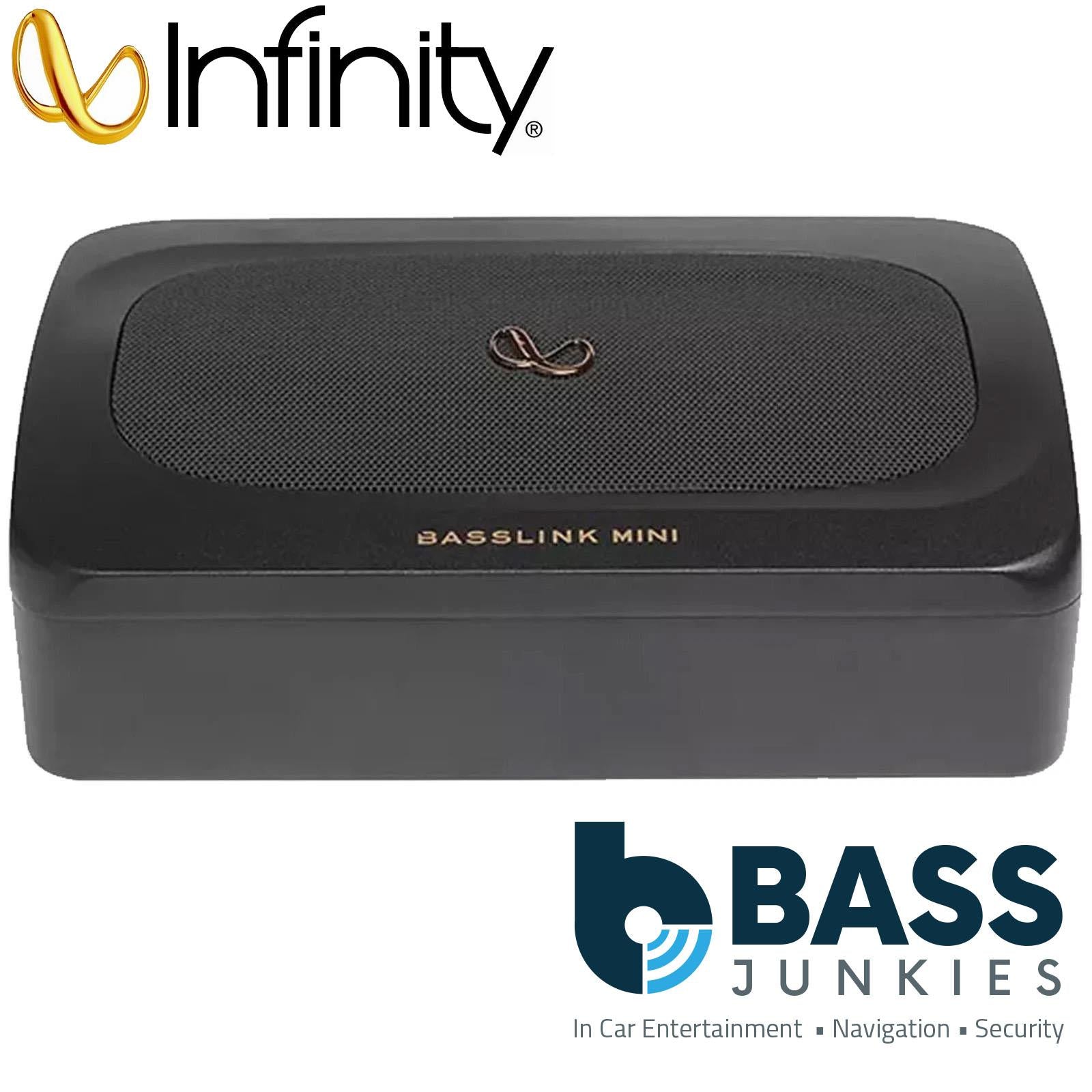 Infinity By Harman Basslink Mini -6x8 Inch 200 Watts Amplified Underseat Car Sub