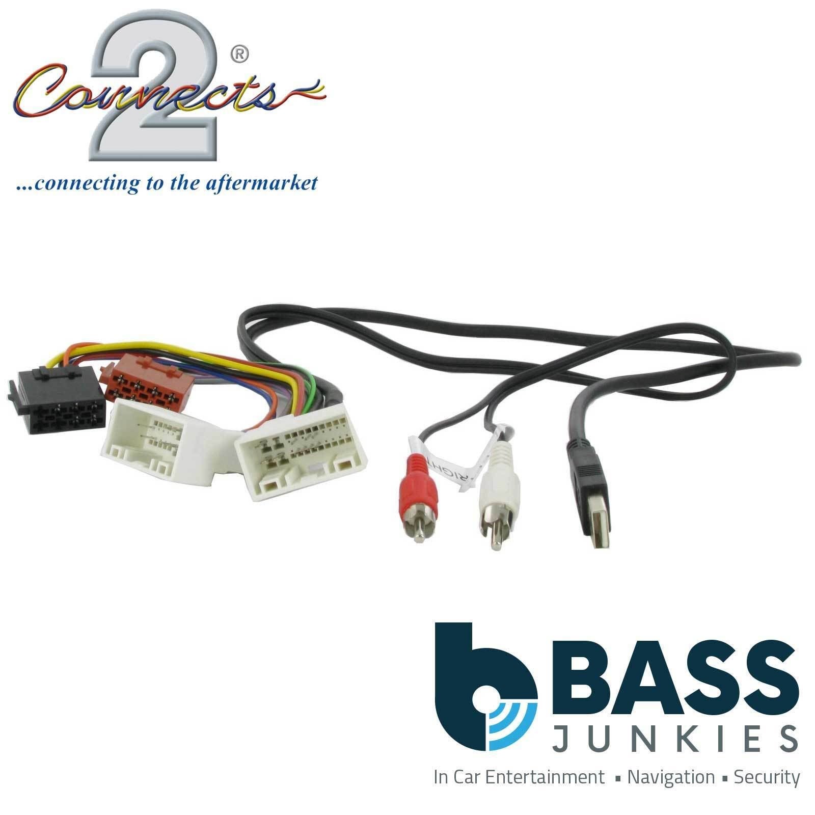 Connects2 CT20HY05 - Hyundai Varied Vehicle ( With USB And RCA AUX IN ) Car Stereo ISO Wiring Harness Adaptor Lead