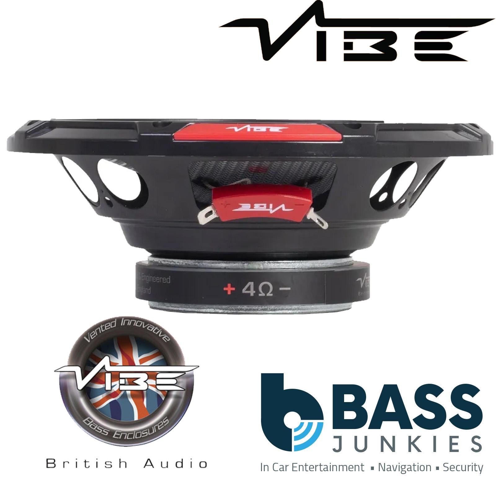 Vibe PULSE5-V3 5.25" 300 Watts 2 Way 130mm 13cm Car Van Coaxial Door Speakers