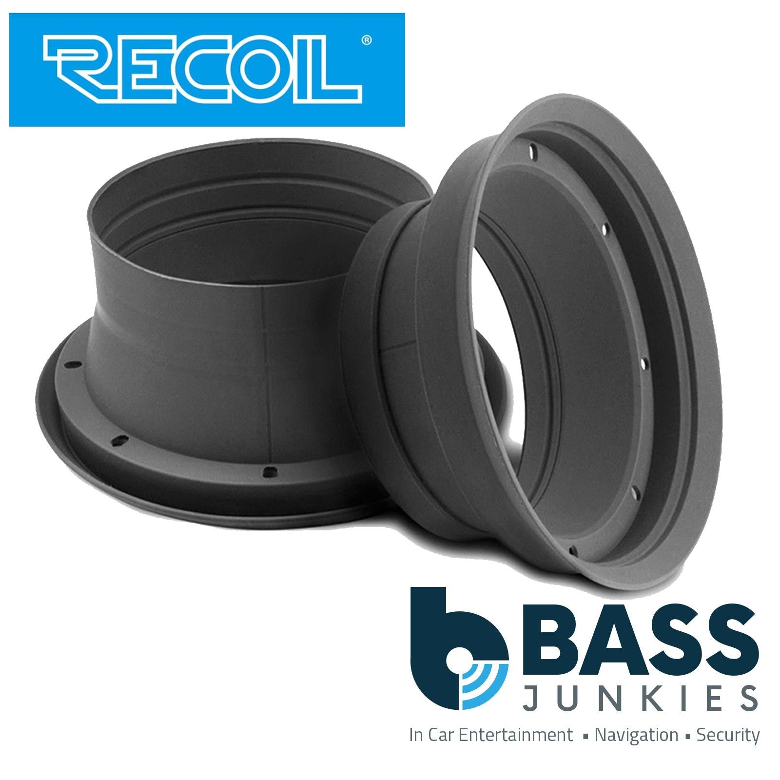 Recoil SPB65 - 17cm 6.5″ Waterproof Silicone Car Speaker Baffle & Isolator Kit