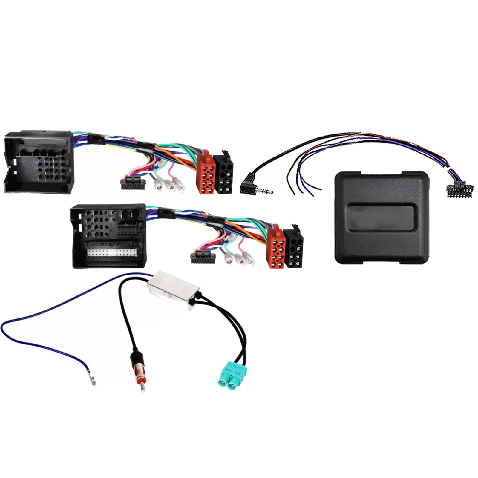 For Skoda Octavia Black 2013 On Fascia Panel Interface for 9" Android Car Radio