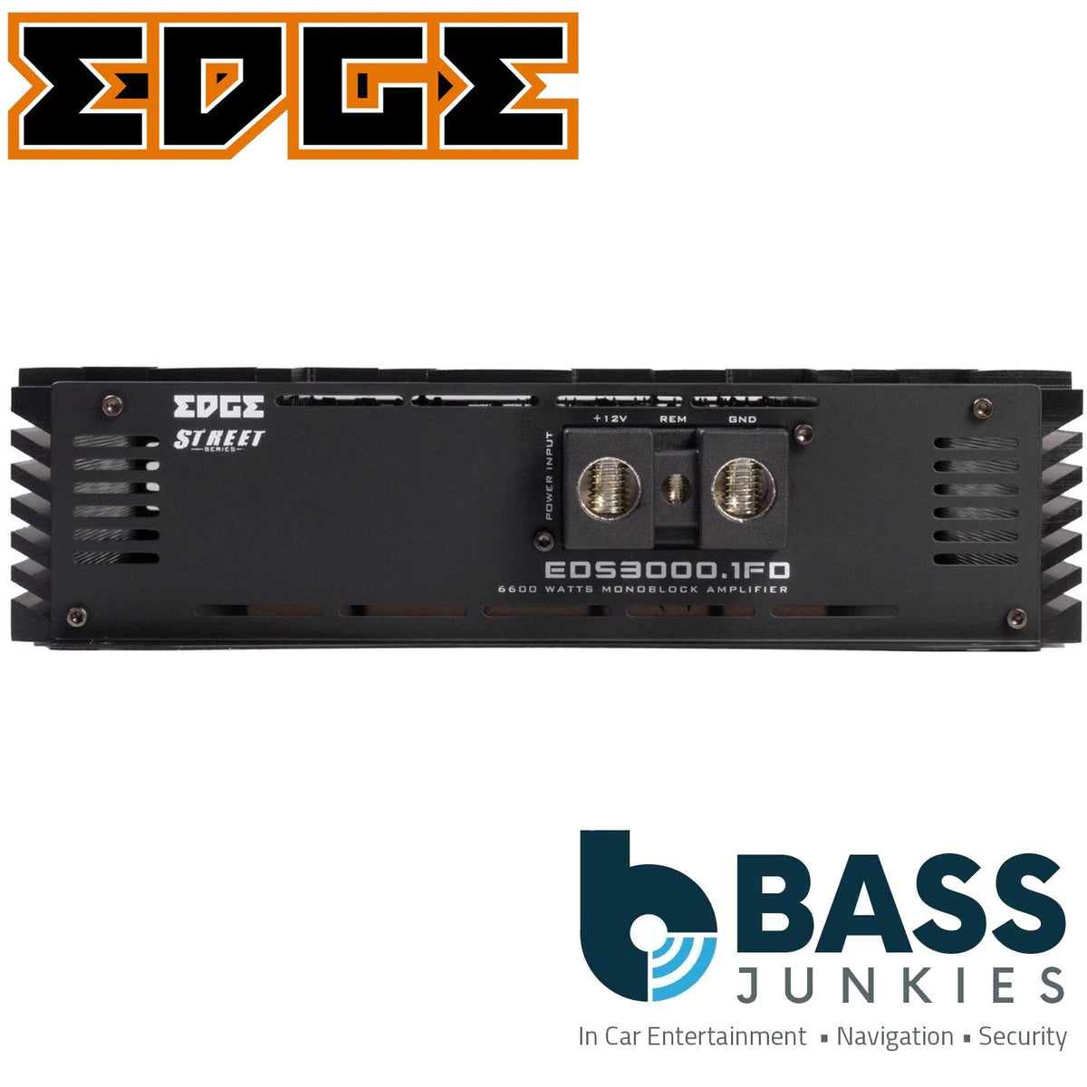EDGE Street Series EDS3000.1FD-E3 - 6600 Watts Car Monoblock Amplifier