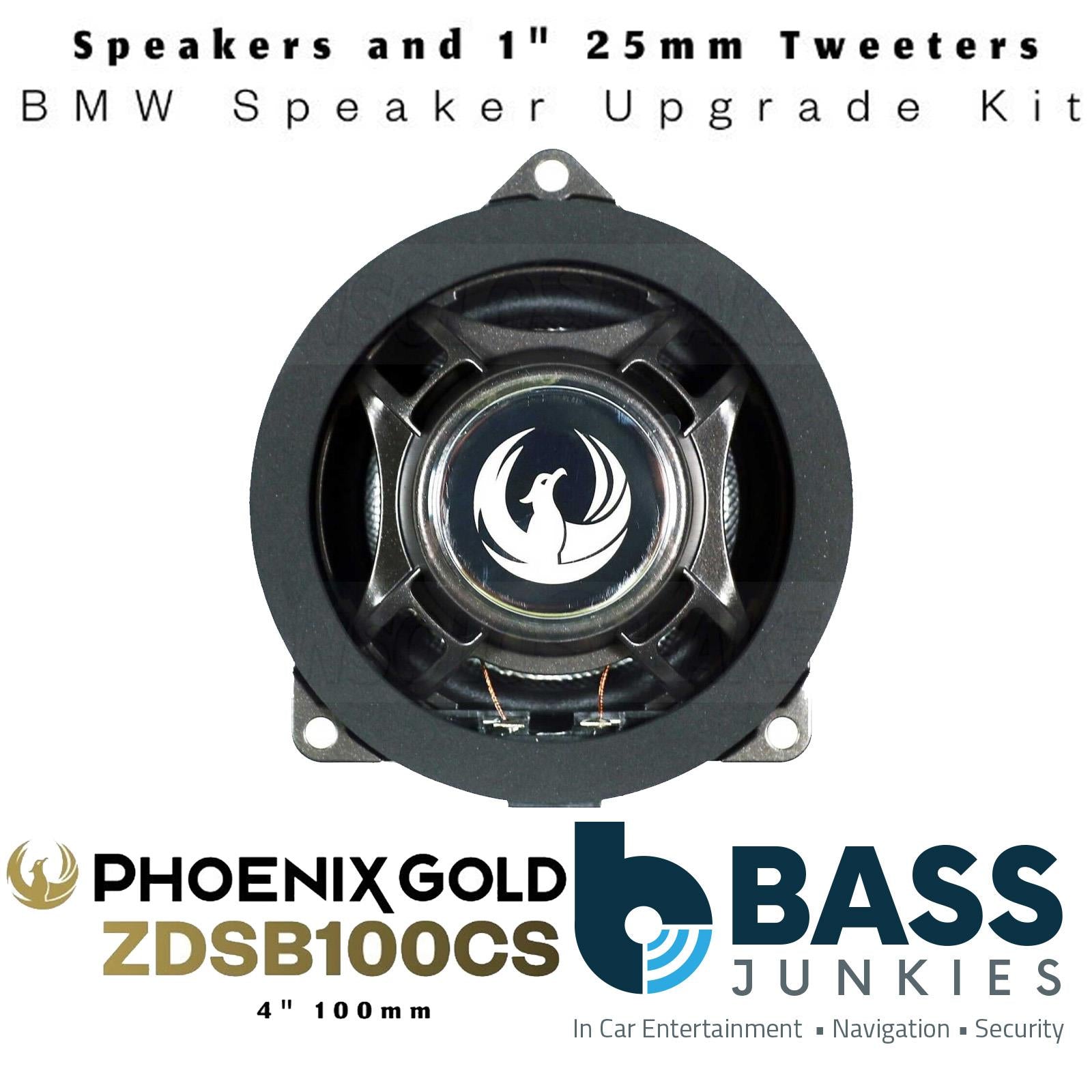 Phoenix Gold - BMW 7-Series: G11, G12 2015 On Front Door Car Speaker Upgrade Kit Pair
