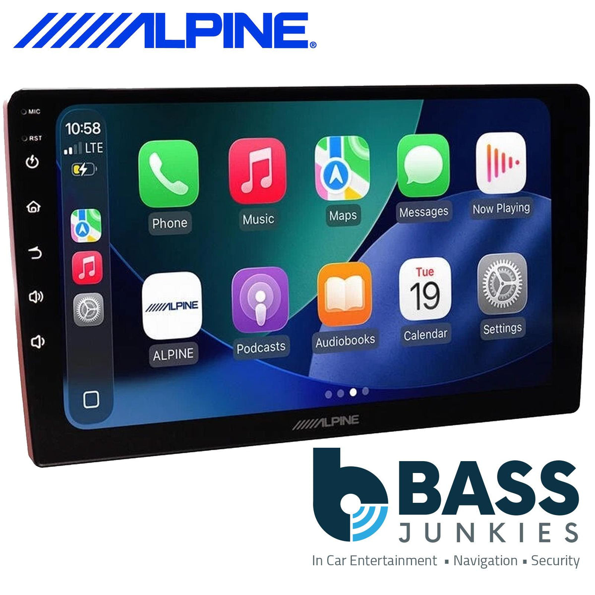 Alpine INE-AX809 - 9" Bluetooth Apple CarPlay Android Mirror link DSP Car Stereo