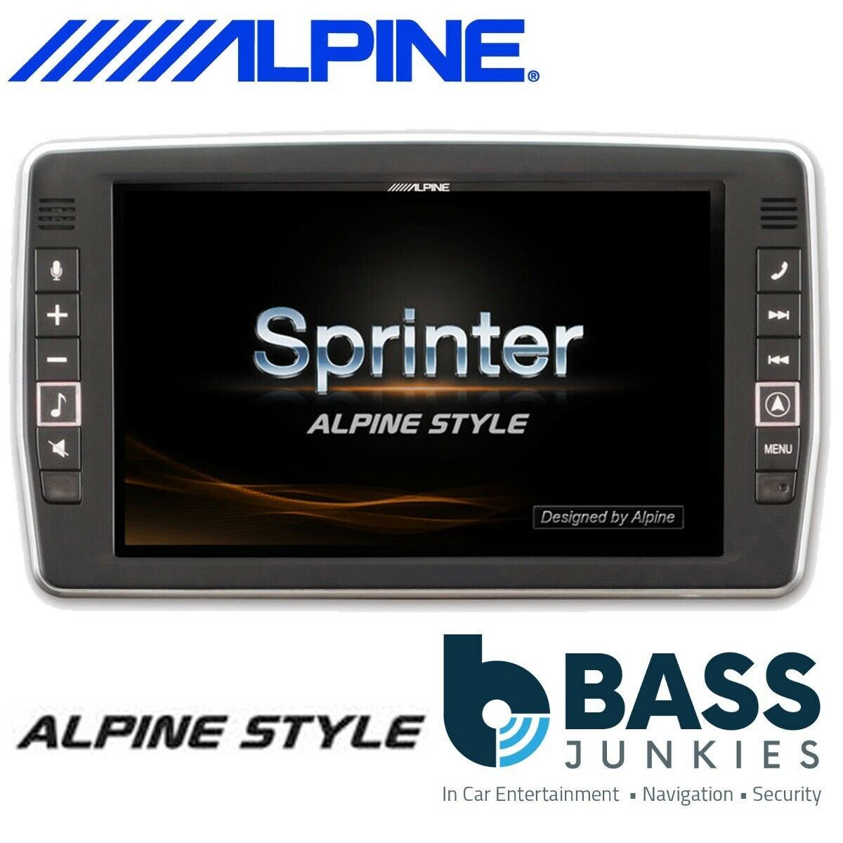 Alpine Mercedes Sprinter 2013-18 9� Navigation Bluetooth DAB CarPlay HDMI Screen