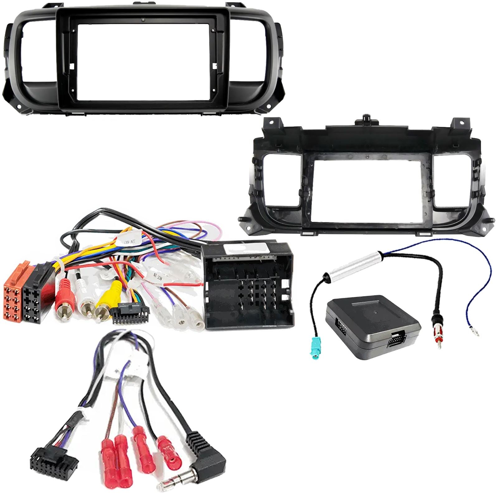 For Citroen Jumpy Spacetourer 2016- Fascia Panel Interface  9" Android Car Radio