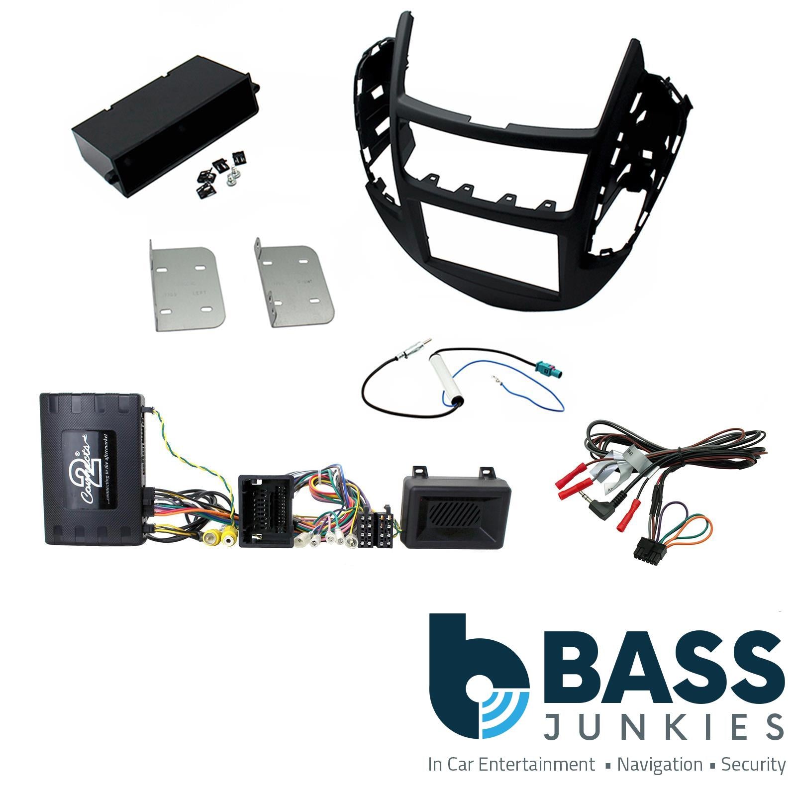 Connects2 CTKCV11 Chevrolet Tracker 2013 On Car Stereo Double Fascia Steering Wheel Interface Kit