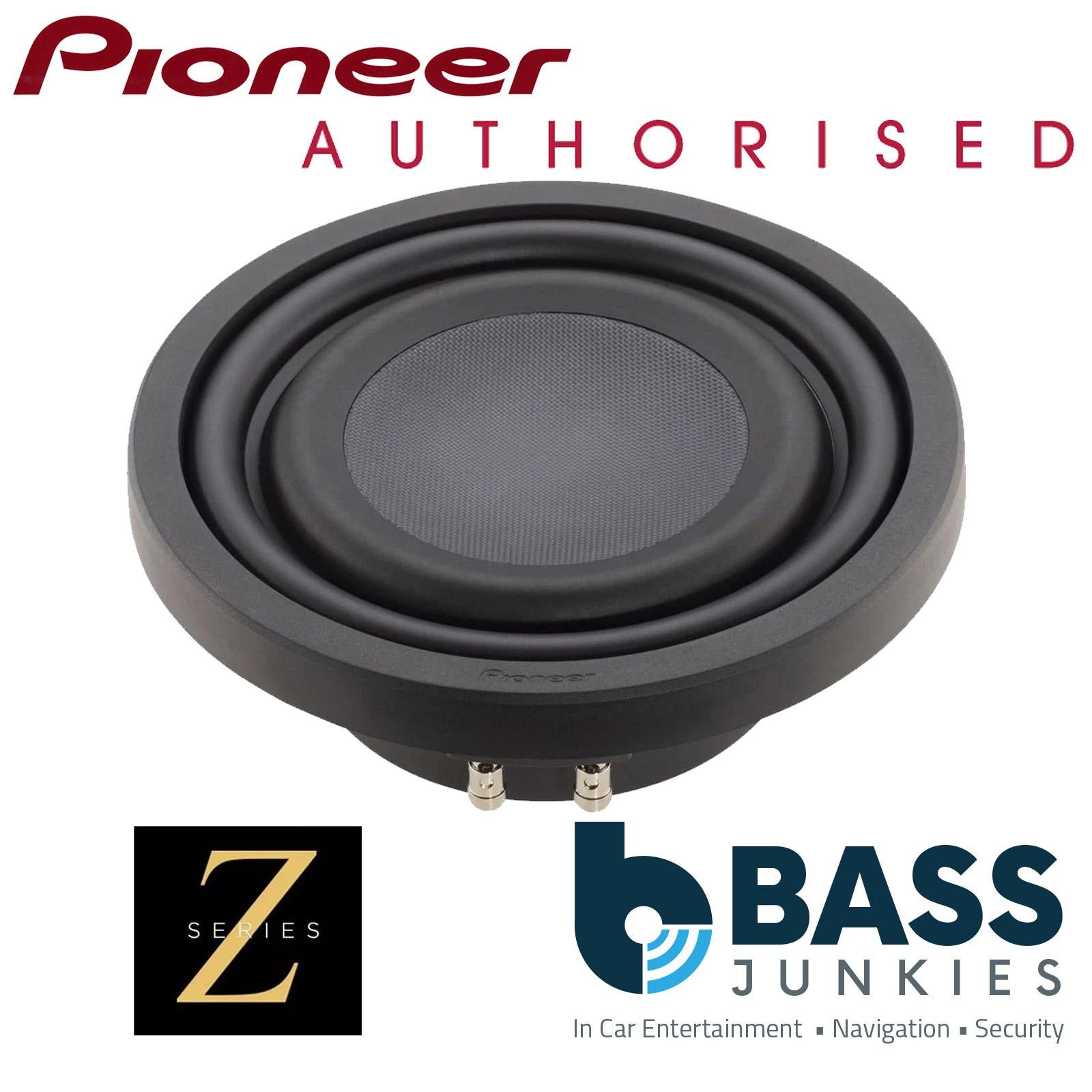 Pioneer TS-Z10LS4 -  1300 Watts 10” 25cm Single 4 Ohm Shallow Car Sub Subwoofer