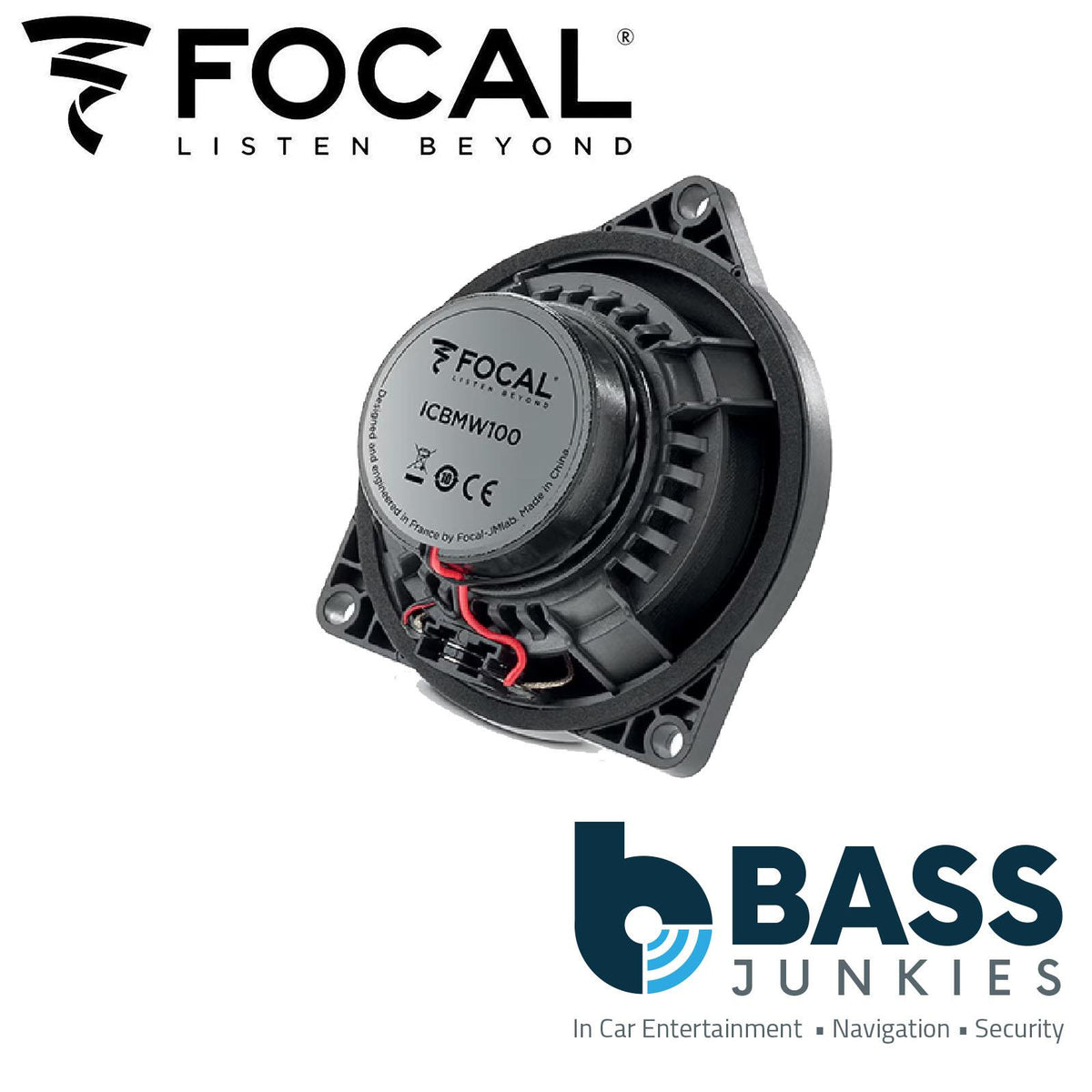Focal ICBMW100 4" 160 Watts 2-Way Coaxial Car Door Speakers For BMW G29 Z4 2018 Onwards