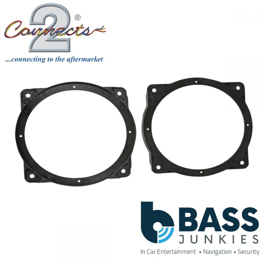 Connects2 CT25HY06 - Hyundai i40 2011 Onwards 165mm 6.5" Front or Rear Car Speaker Adapter Brackets