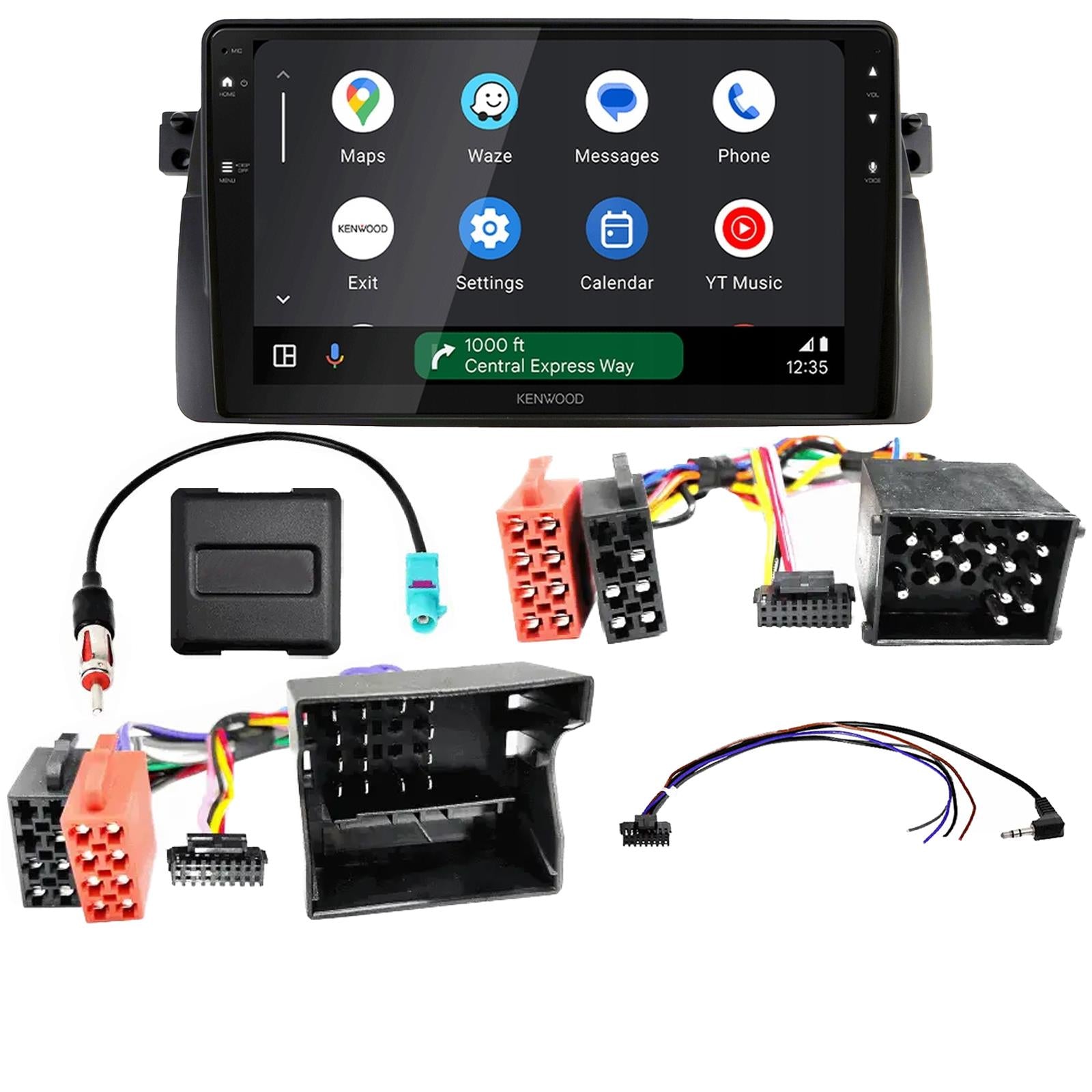 Kenwood 9" CarPlay Android Car Stereo Kit For BMW 3 Series E46 1998 - 2005