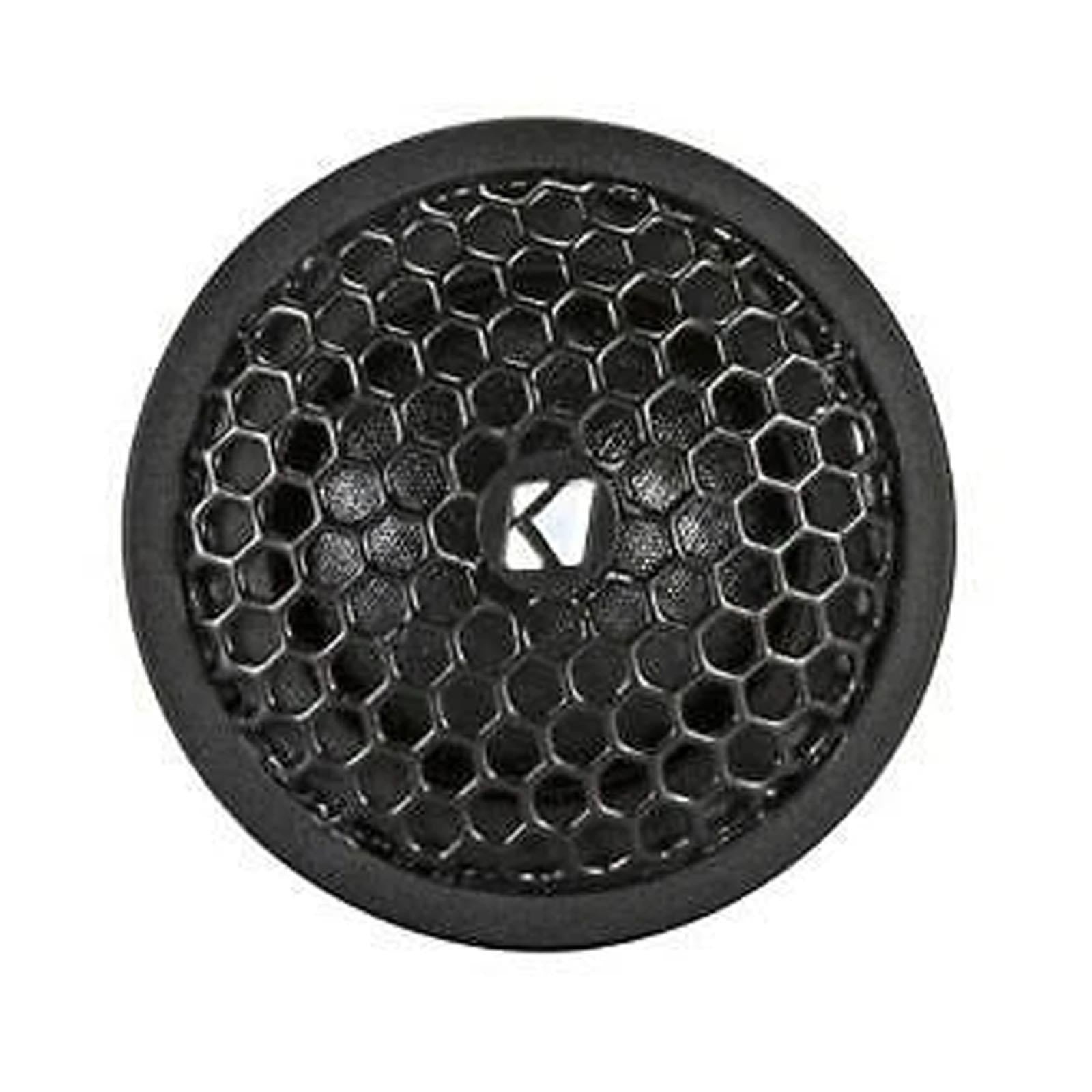 Kicker 46KST2004 - 0.75" Car Audio Tweeters With Crossovers 130W Peak Pair