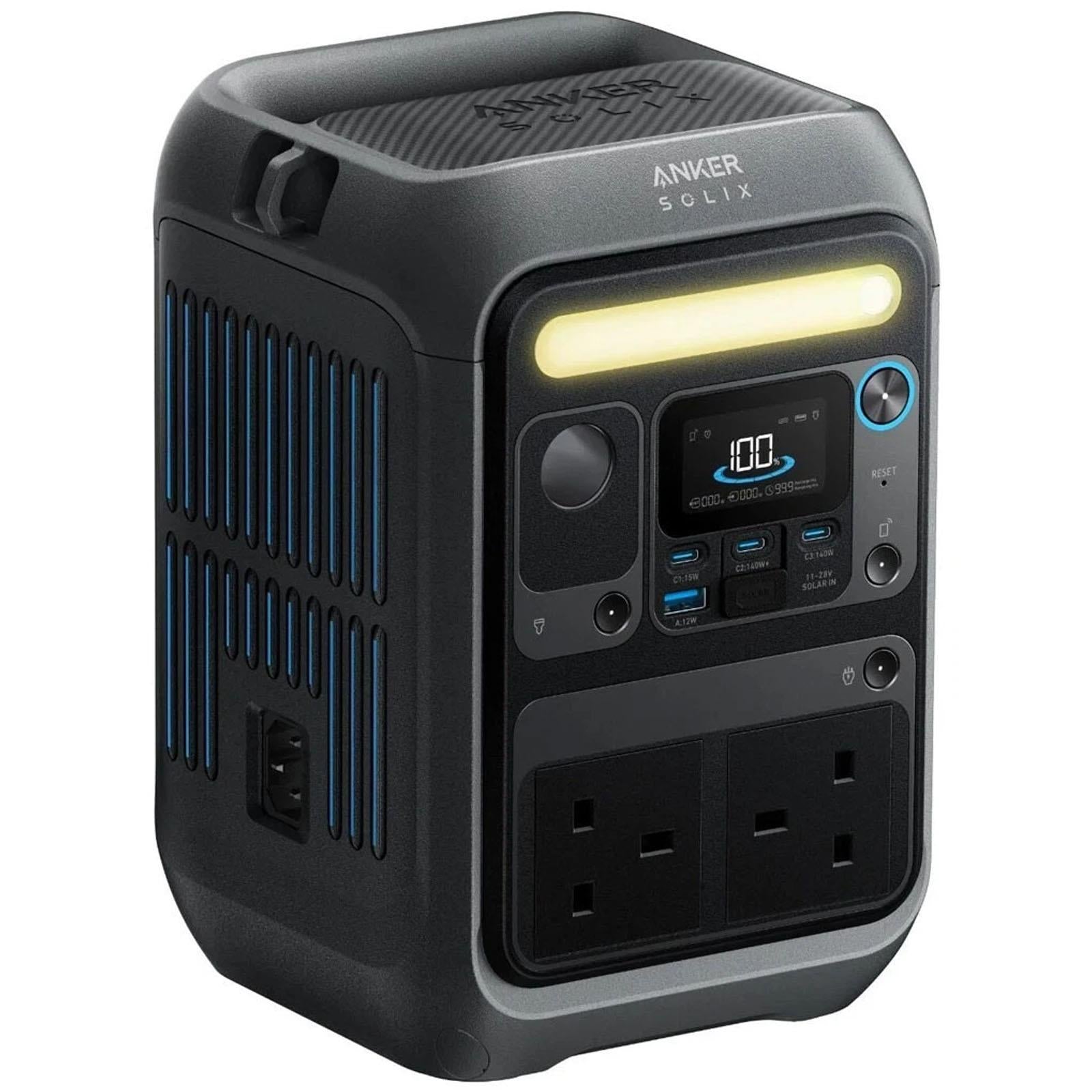 Anker SOLIX C300X AC 288Wh 300W Power Station + PS100X 100W Solar Panel