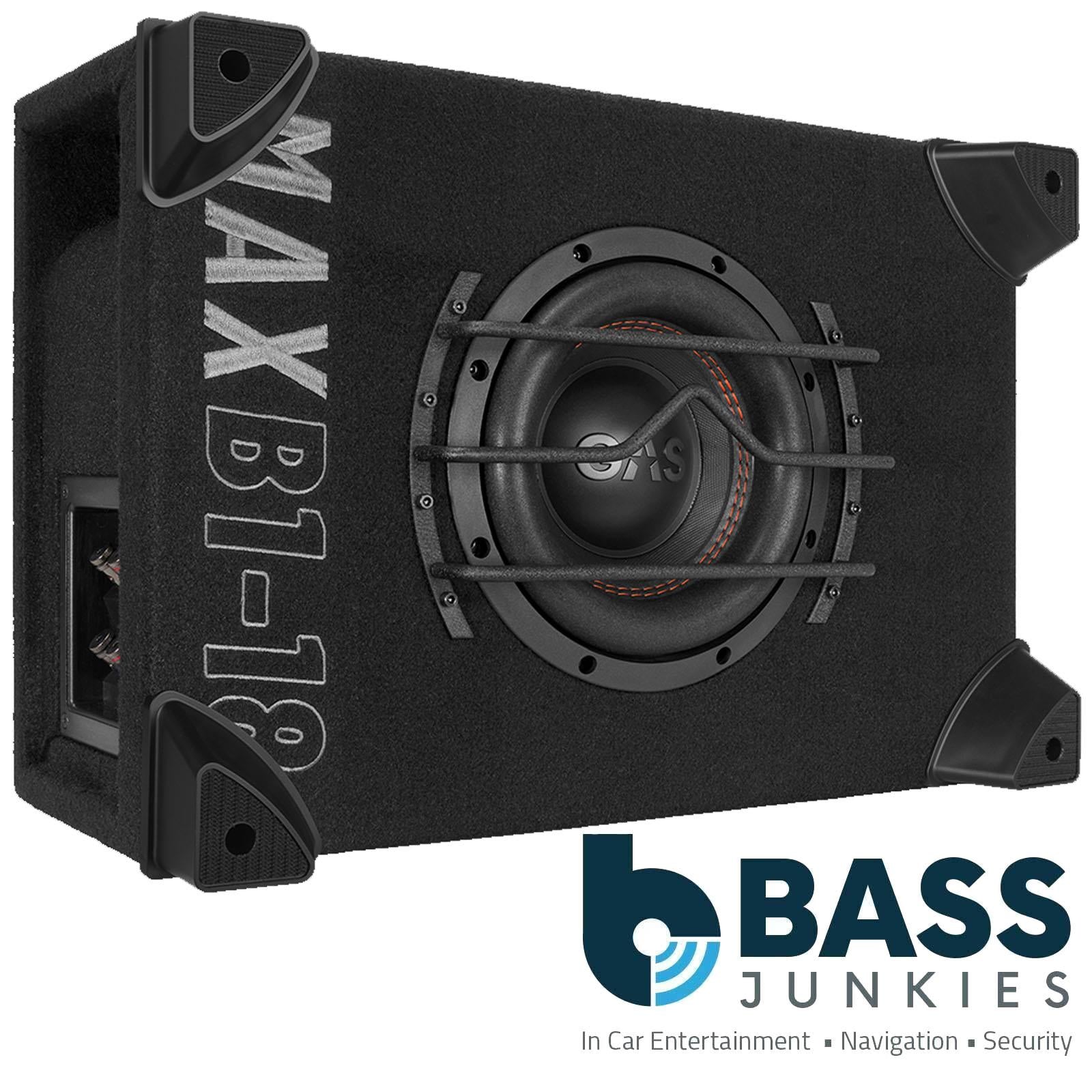 Gas MAX B1-18 - 1000 Watts 8 Inch 20cm Vented Enclosure Car Subwoofer