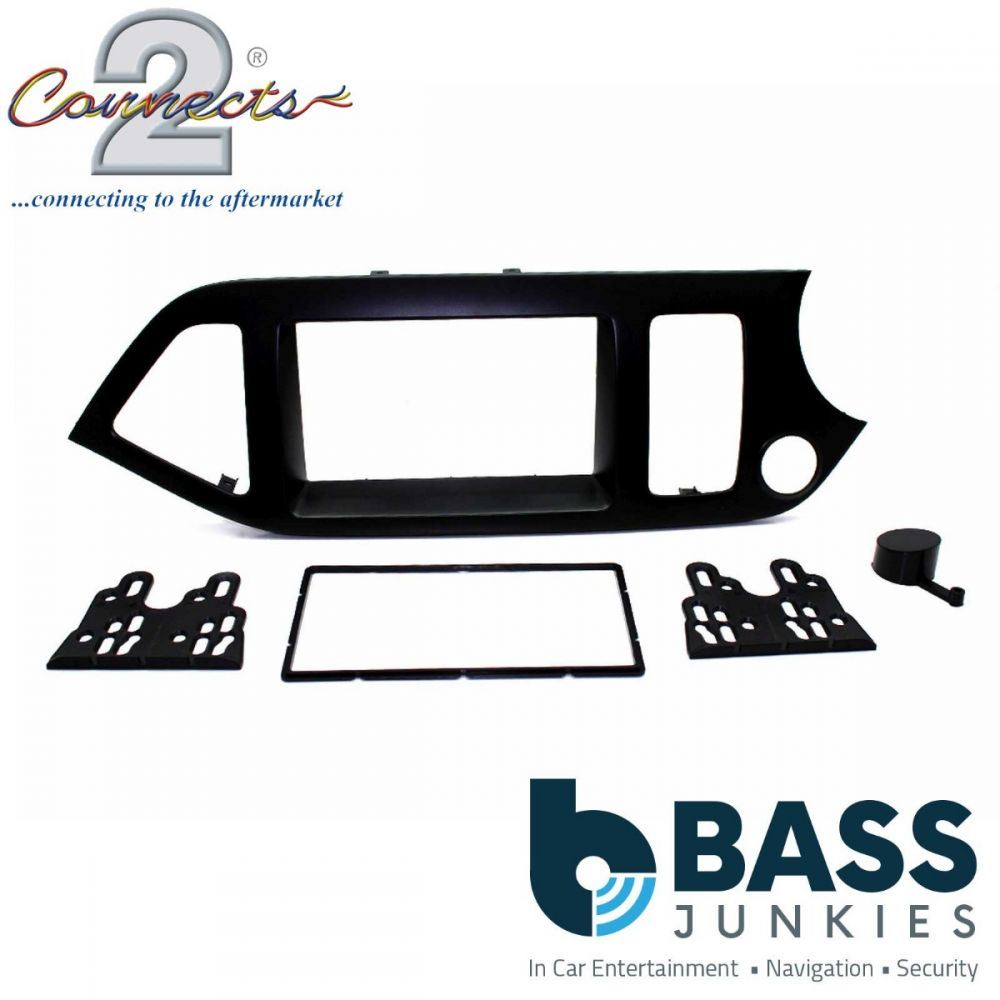 Connects2 CT23KI30 Kia Picanto 2011 Onwards Car Stereo Double Din Fascia Panel
