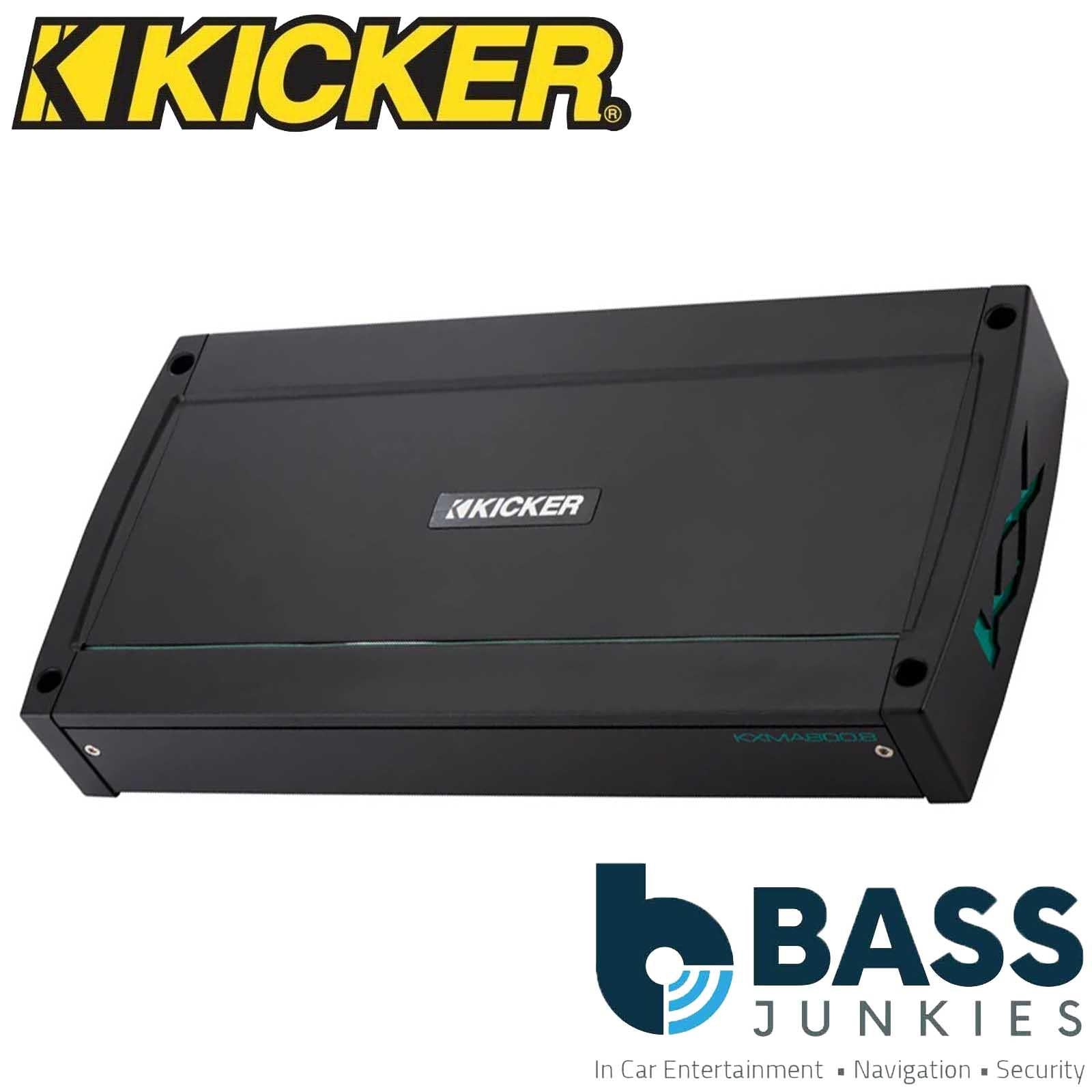Kicker 48KXMA8008 - 800 Watts 8 Channel Class D Marine Amp Amplifier