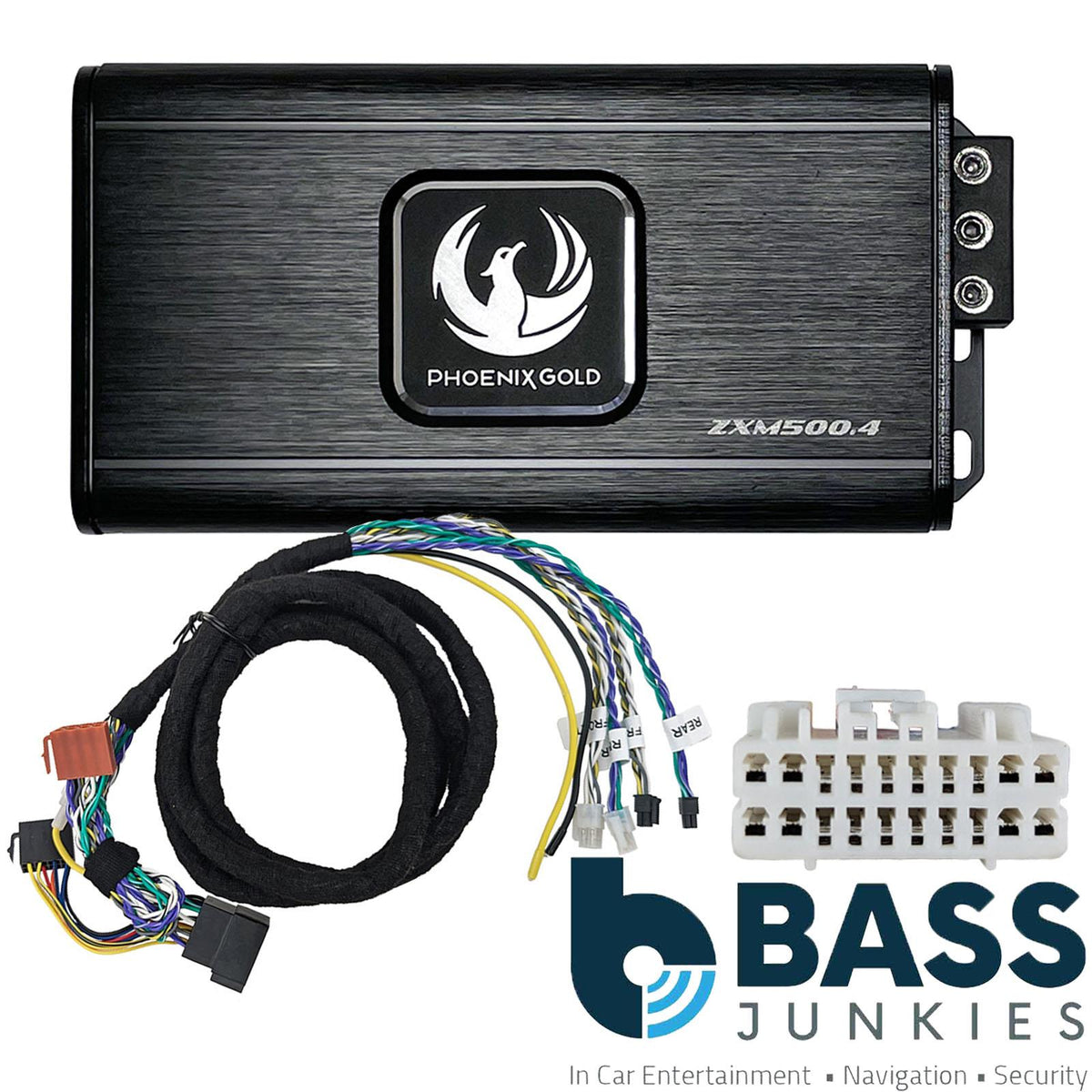 Phoenix Gold ZXMPSZ1 500 Watts 4 Channel Plug & Play Car Amplifier Kit Suzuki